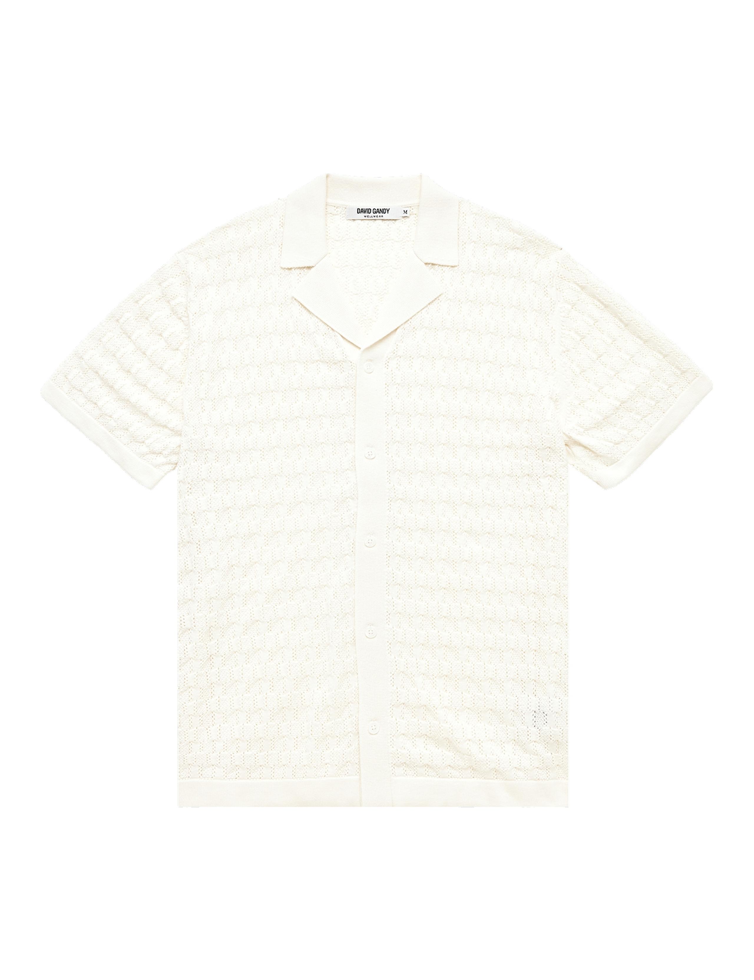 Cotton Rich Textured Knitted Shirt with Silk 6 of 6