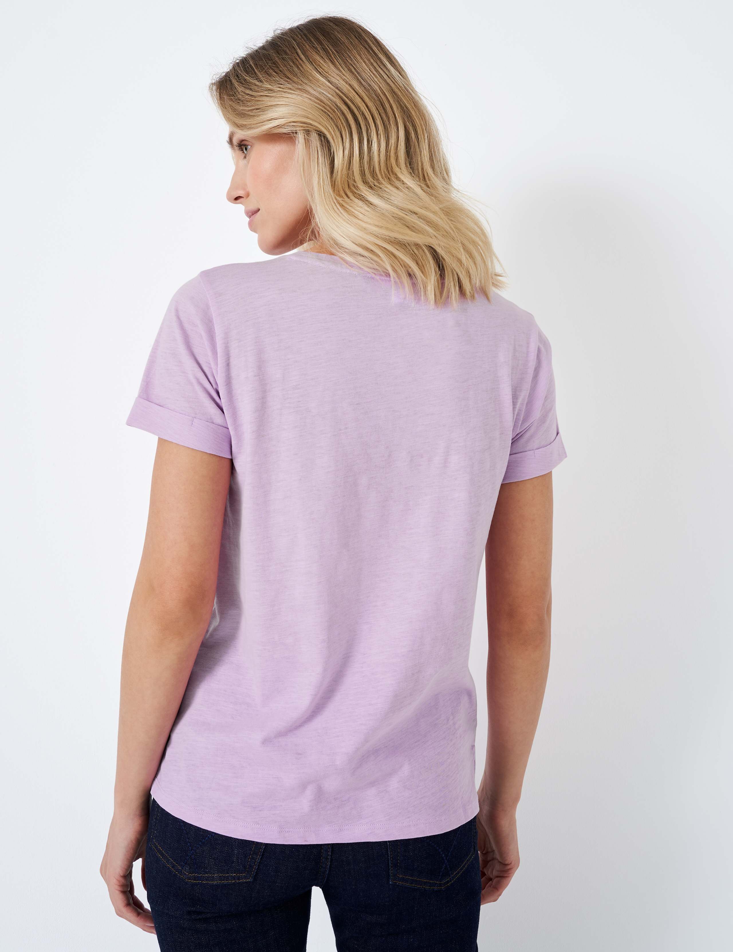 Pure Cotton Crew Neck T-Shirt 3 of 4