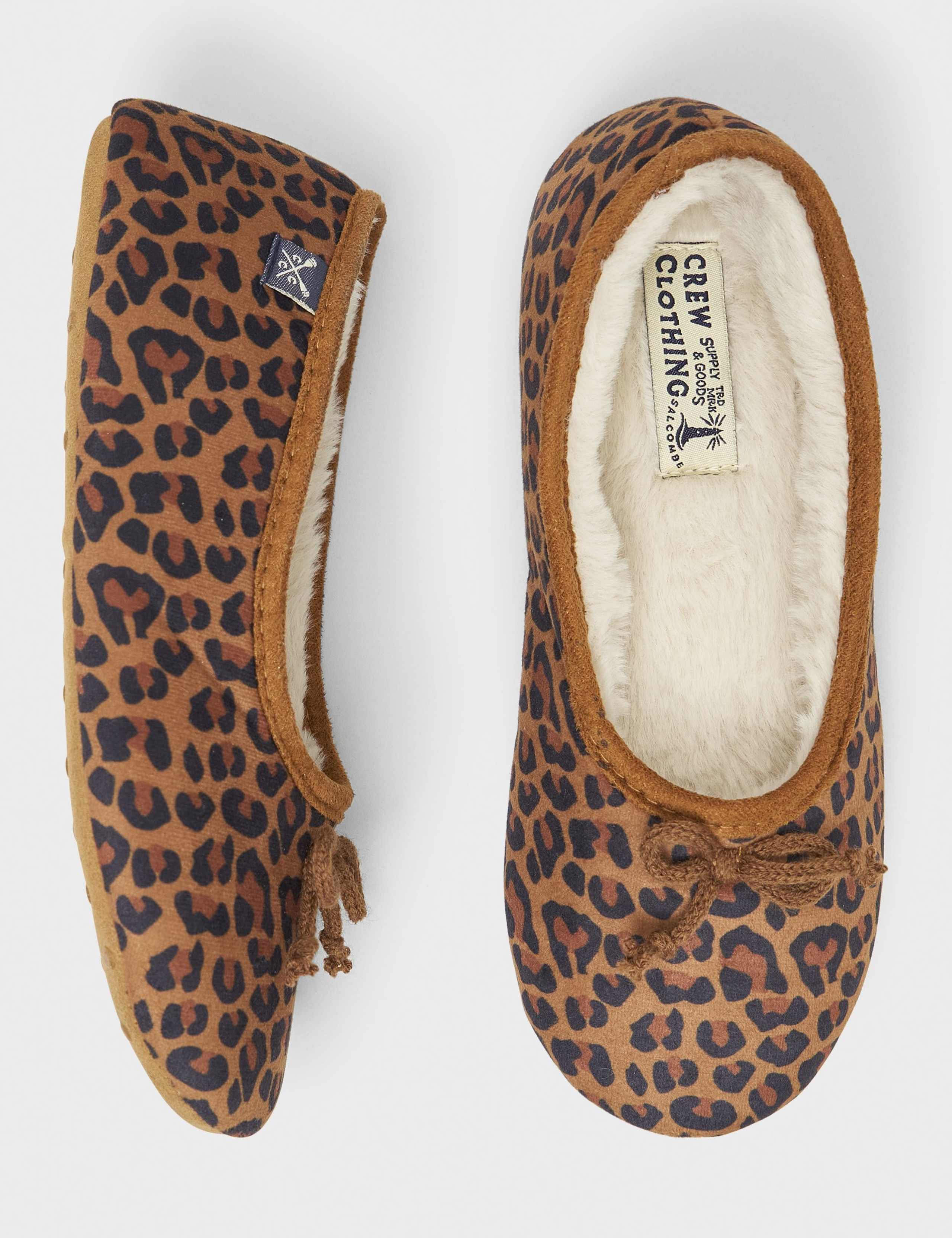 Leopard Print Bow Ballerina Slippers 2 of 4