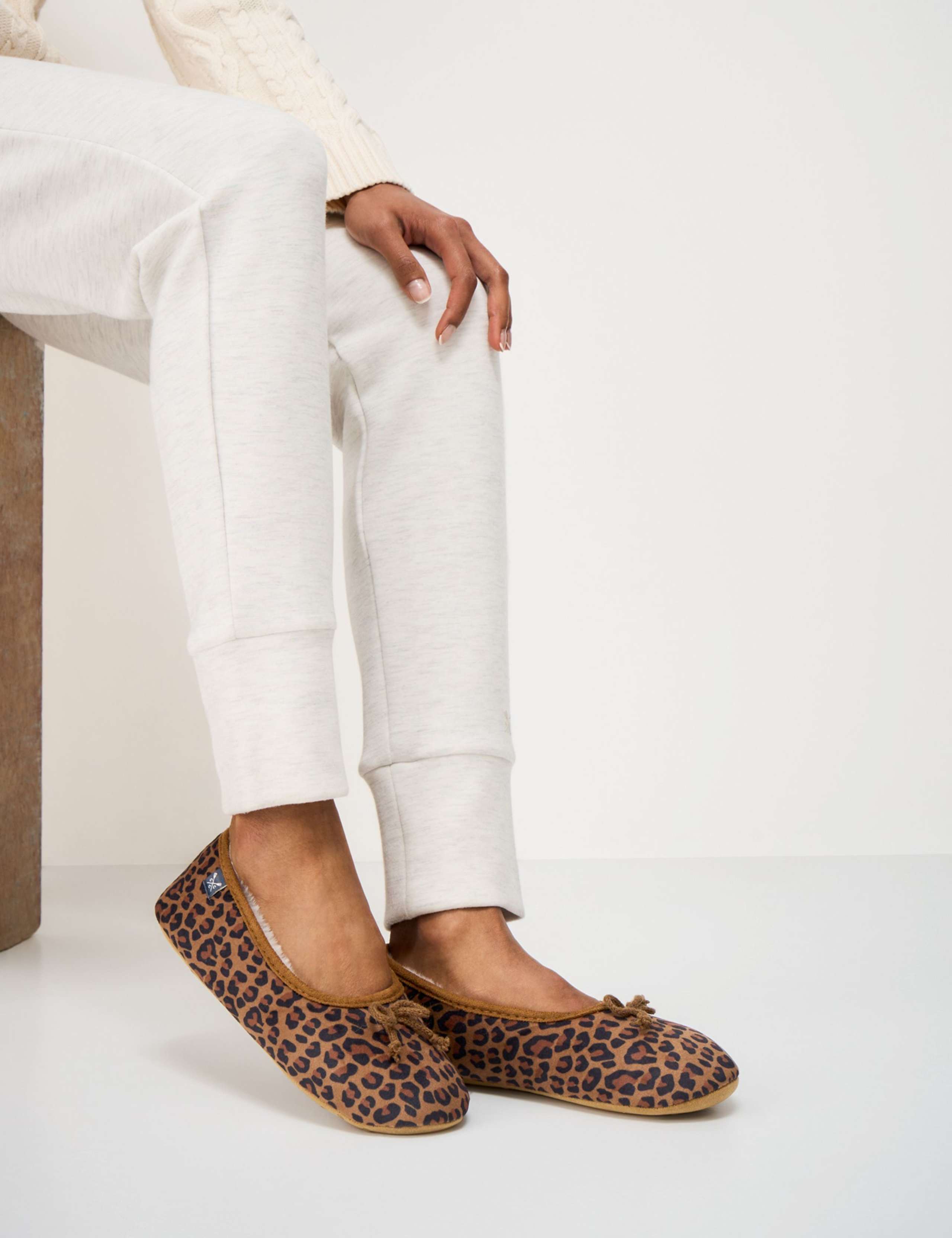 Leopard Print Bow Ballerina Slippers 4 of 4