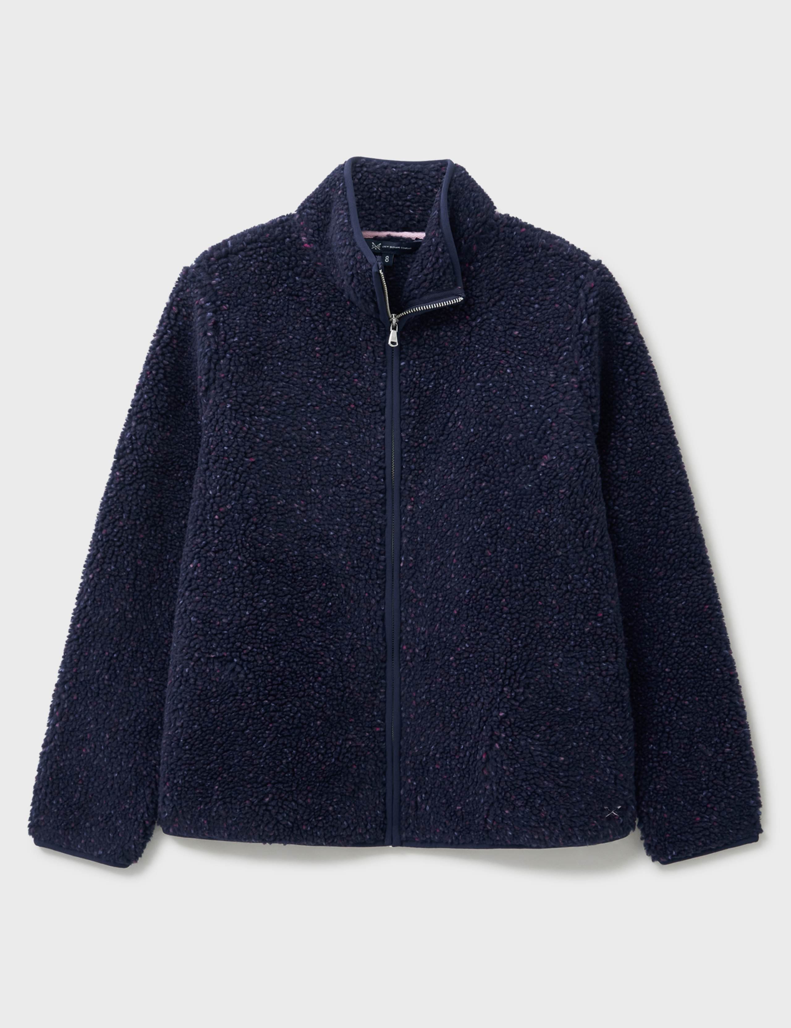 Textured Funnel Neck Zip Through Fleece 2 of 5