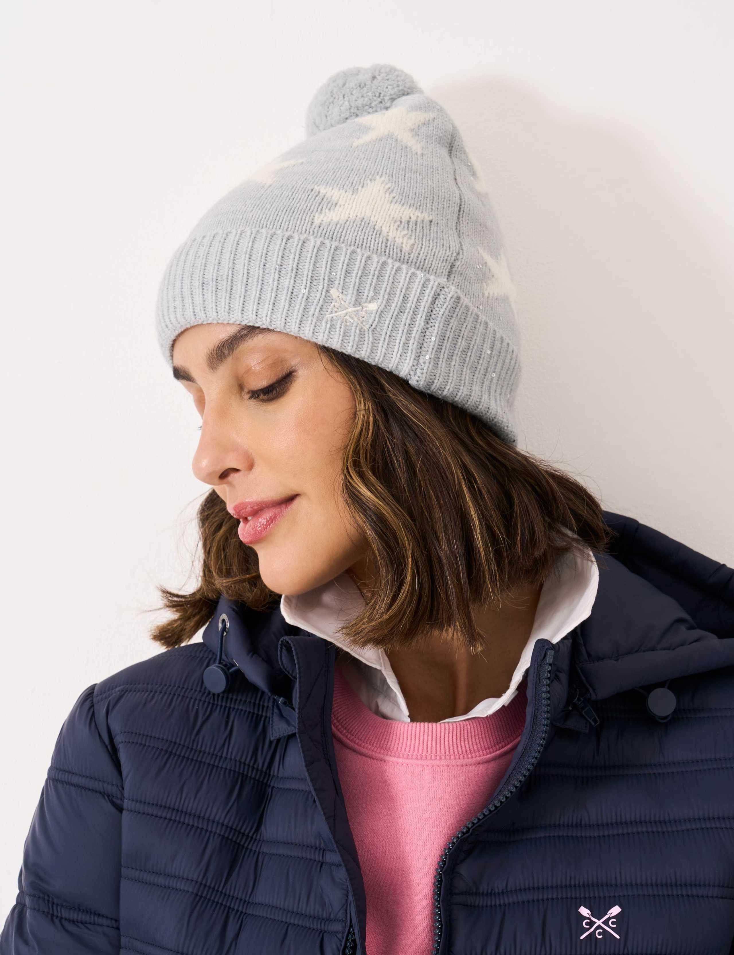 Glitterball Star Hat Beanie Hat 1 of 2