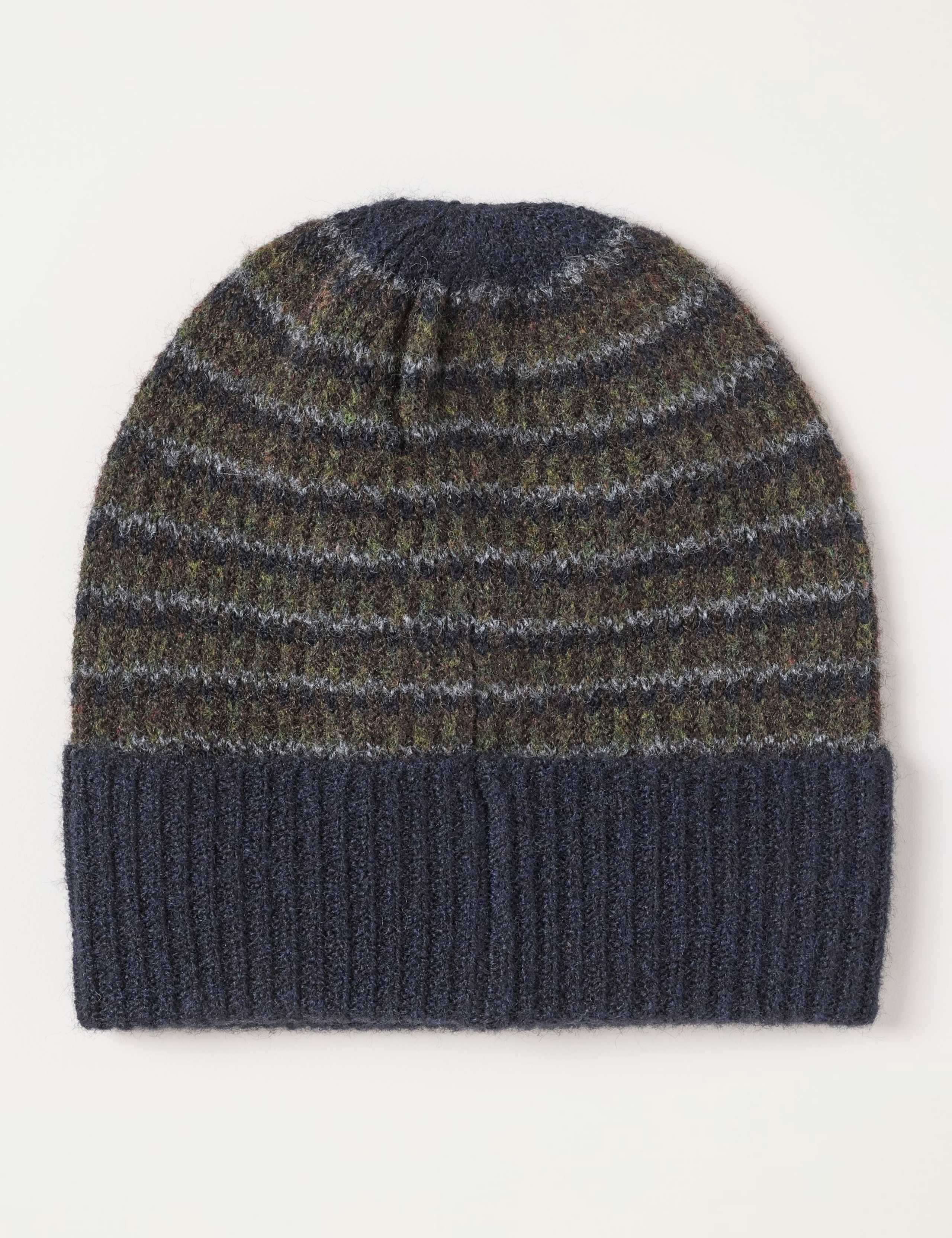 Stripe Colourblock Beanie 2 of 2