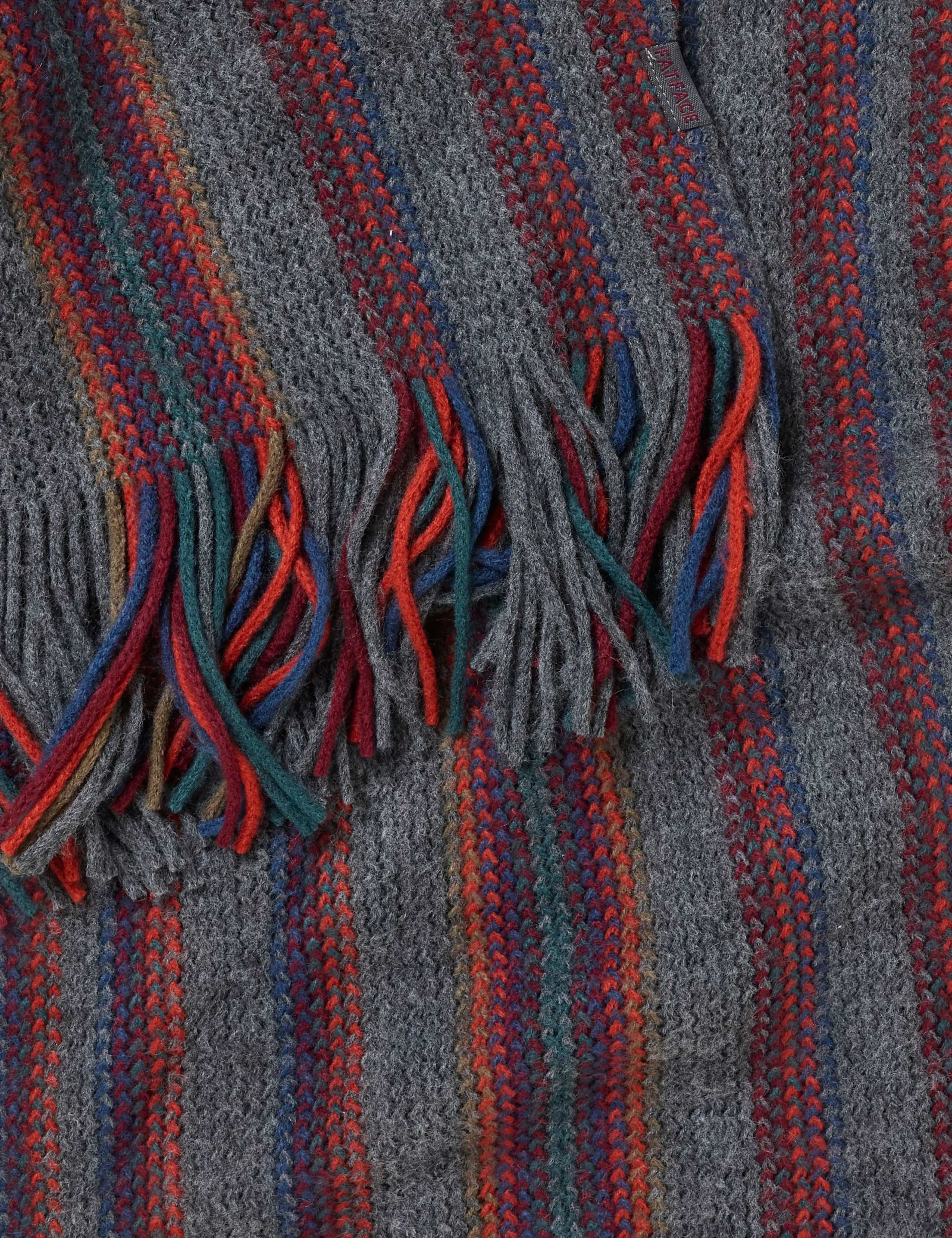 Vertical Stripe Knit Scarf 3 of 3