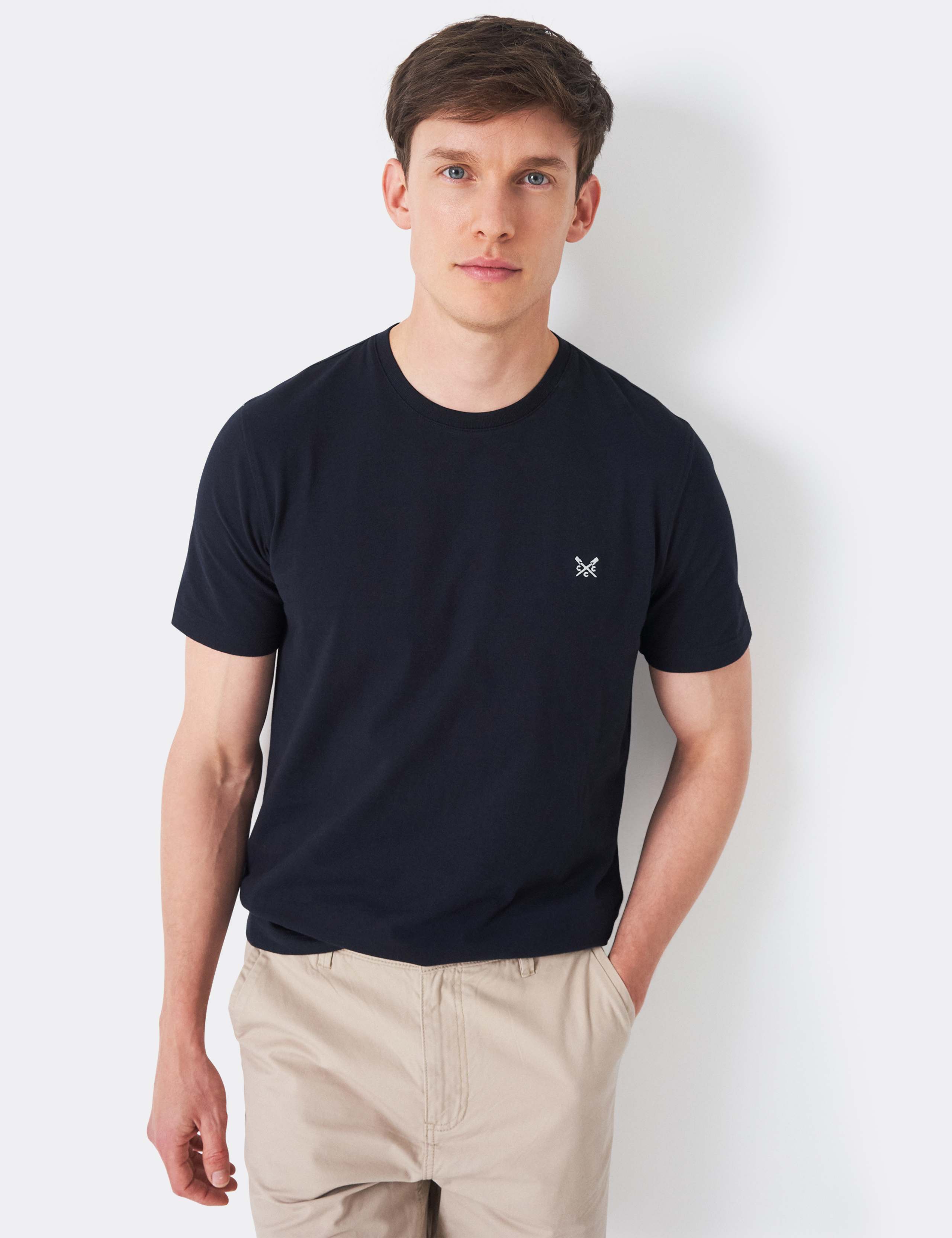 Pure Cotton Crew Neck T-Shirt 1 of 4