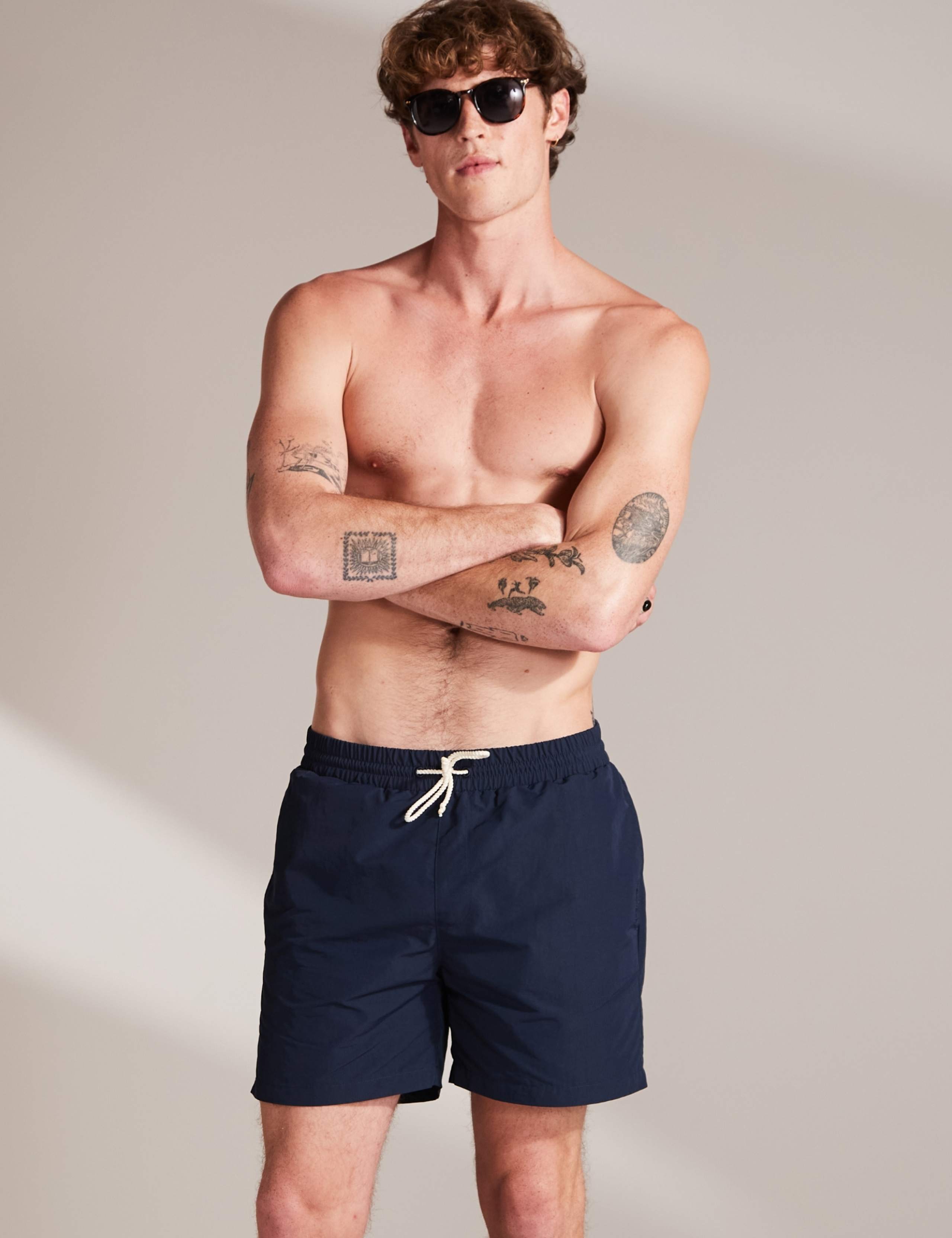 Pocketed Mid-Length Swim Shorts 1 of 3