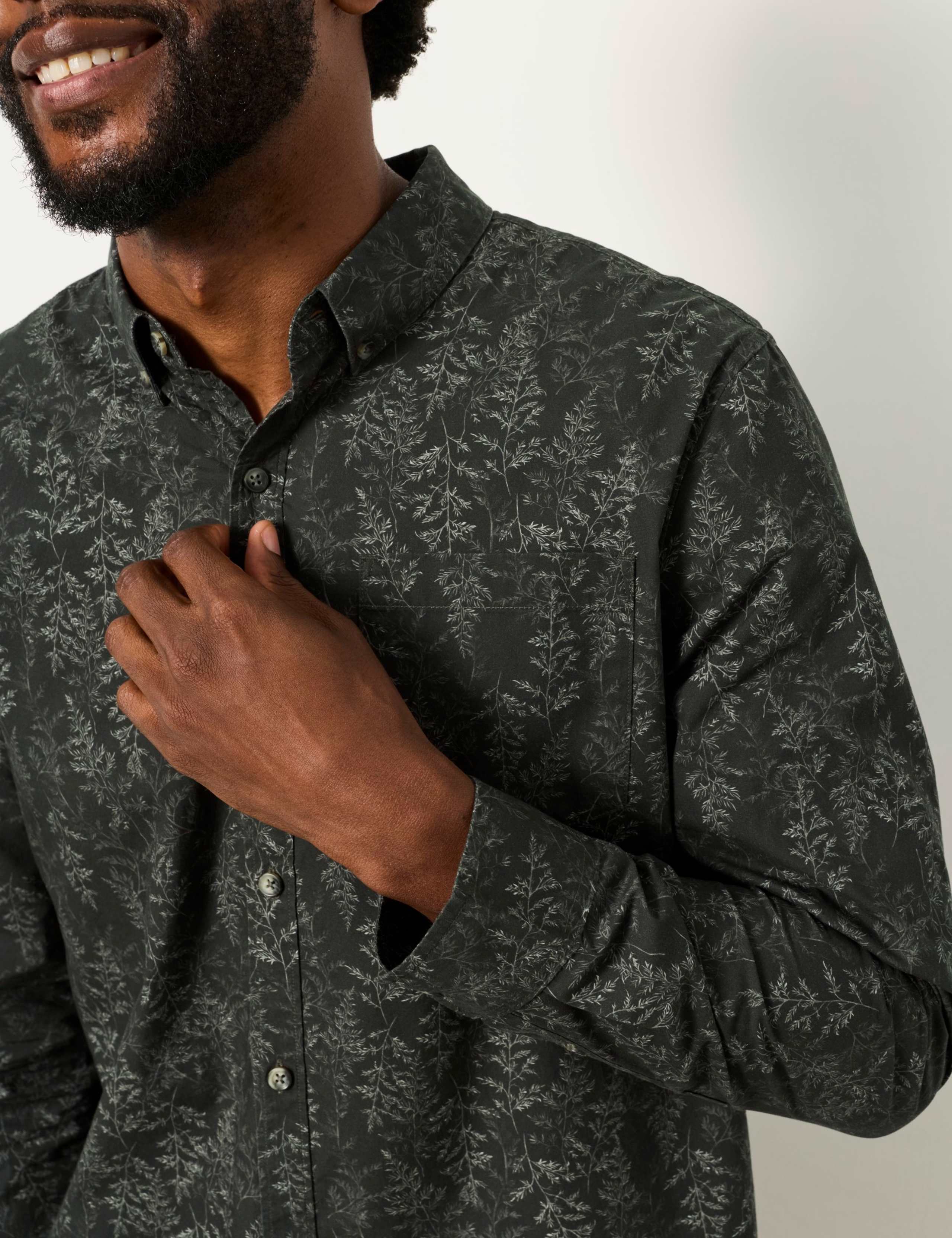 Regular Fit Pure Cotton Printed Shirt 5 of 5