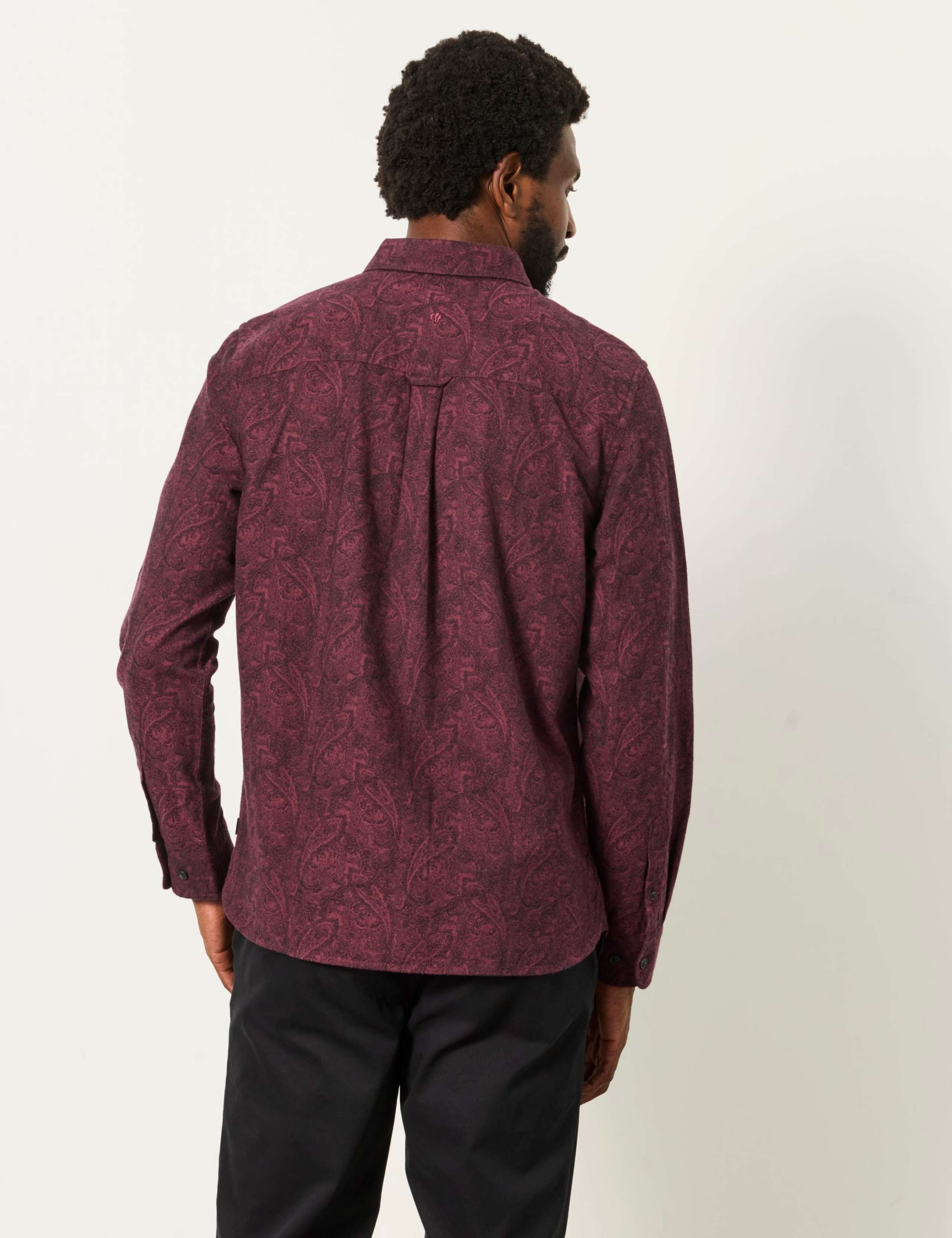 Regular Fit Pure Cotton Jacquard Shirt 3 of 7