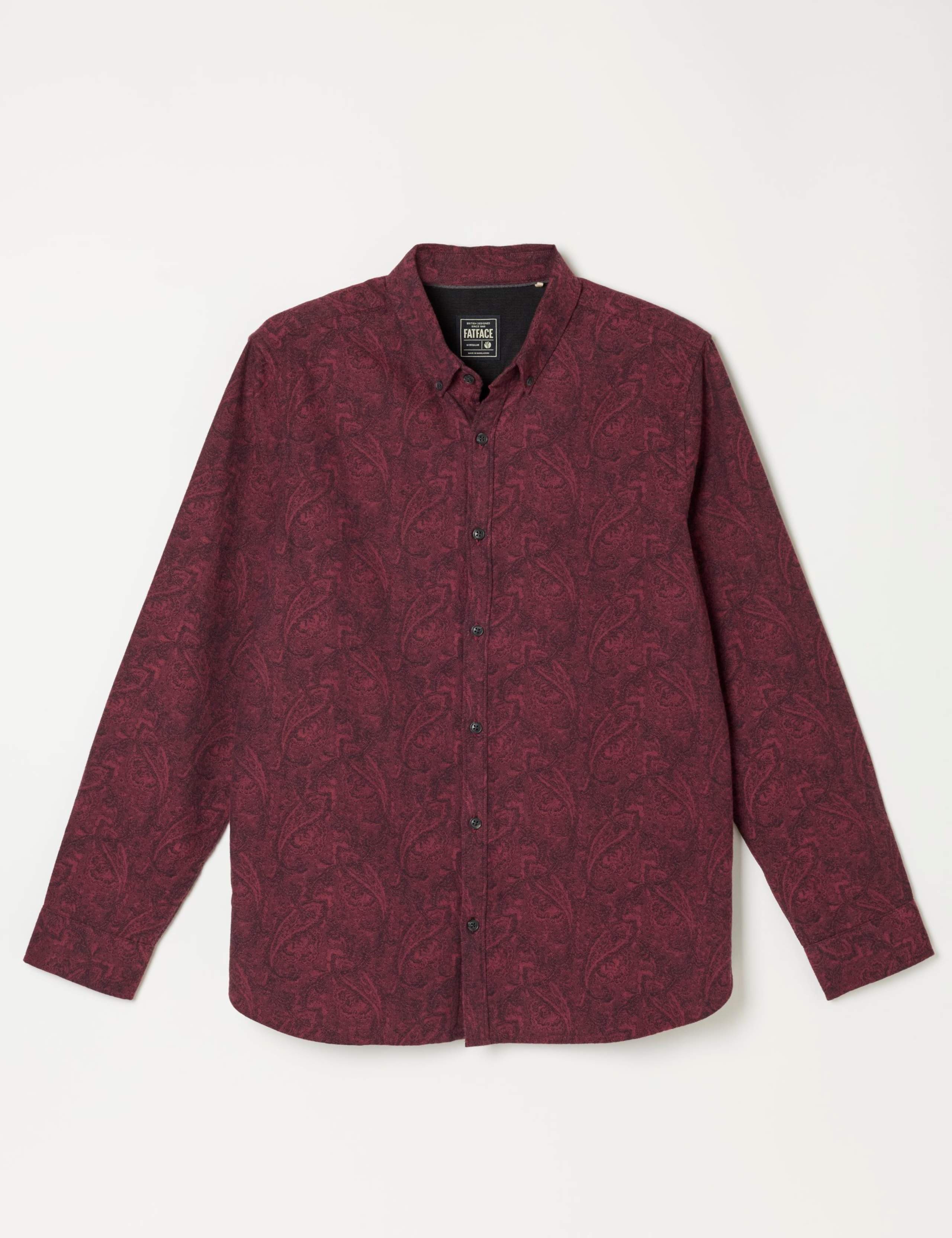Regular Fit Pure Cotton Jacquard Shirt 2 of 7