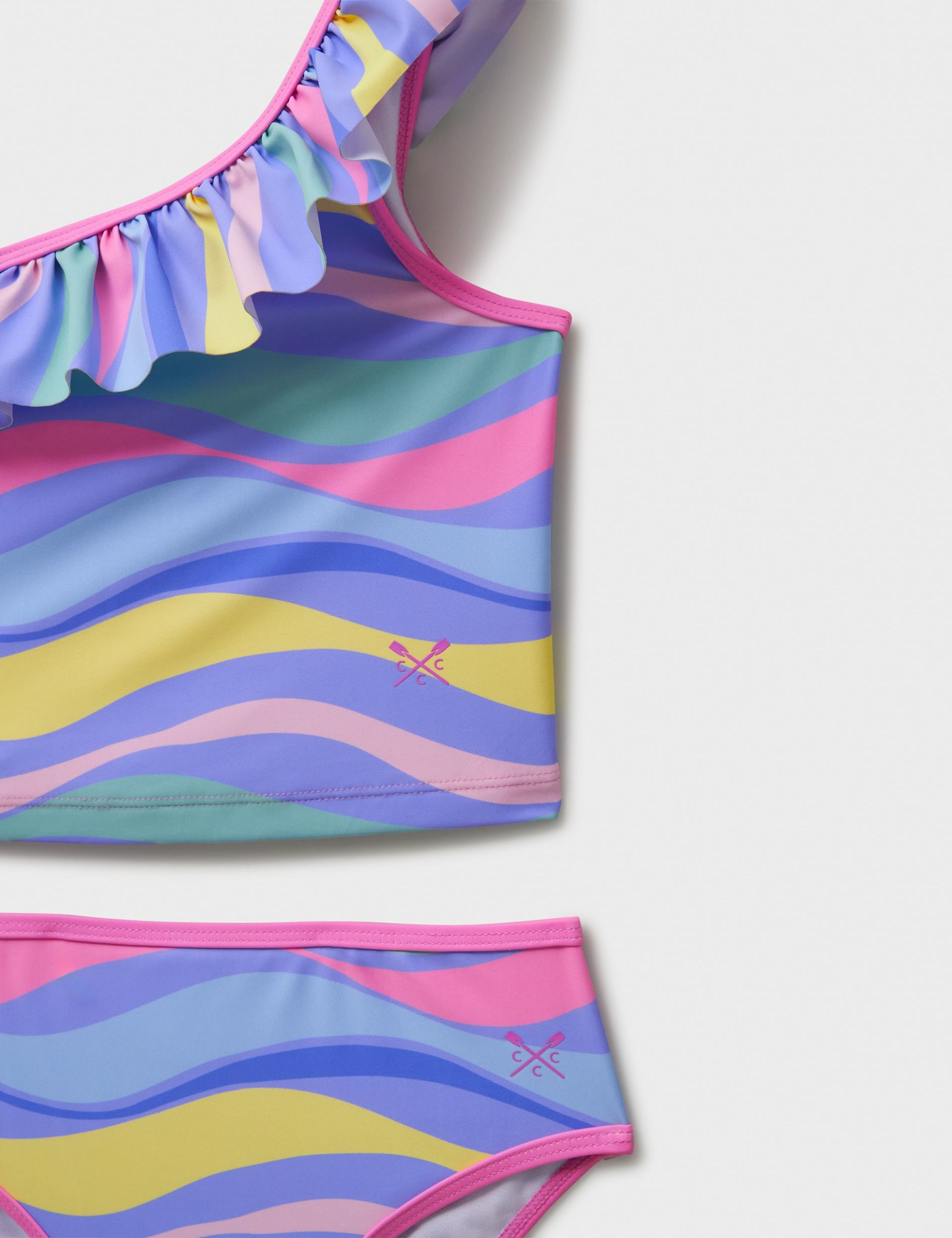 Asymmetric Frill Tankini (3-12 Yrs) 3 of 3