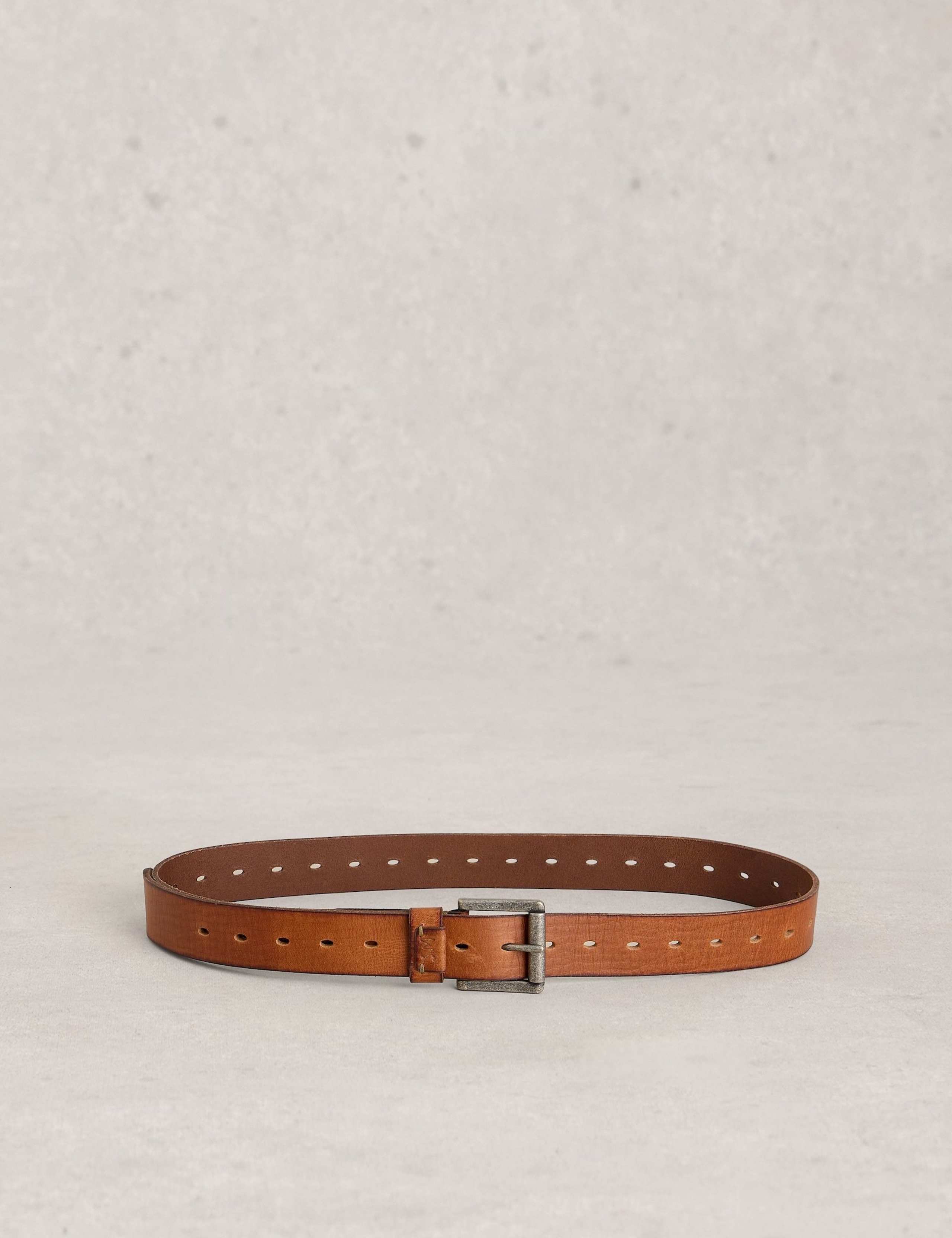 Leather Multi Punch Belt 3 of 3