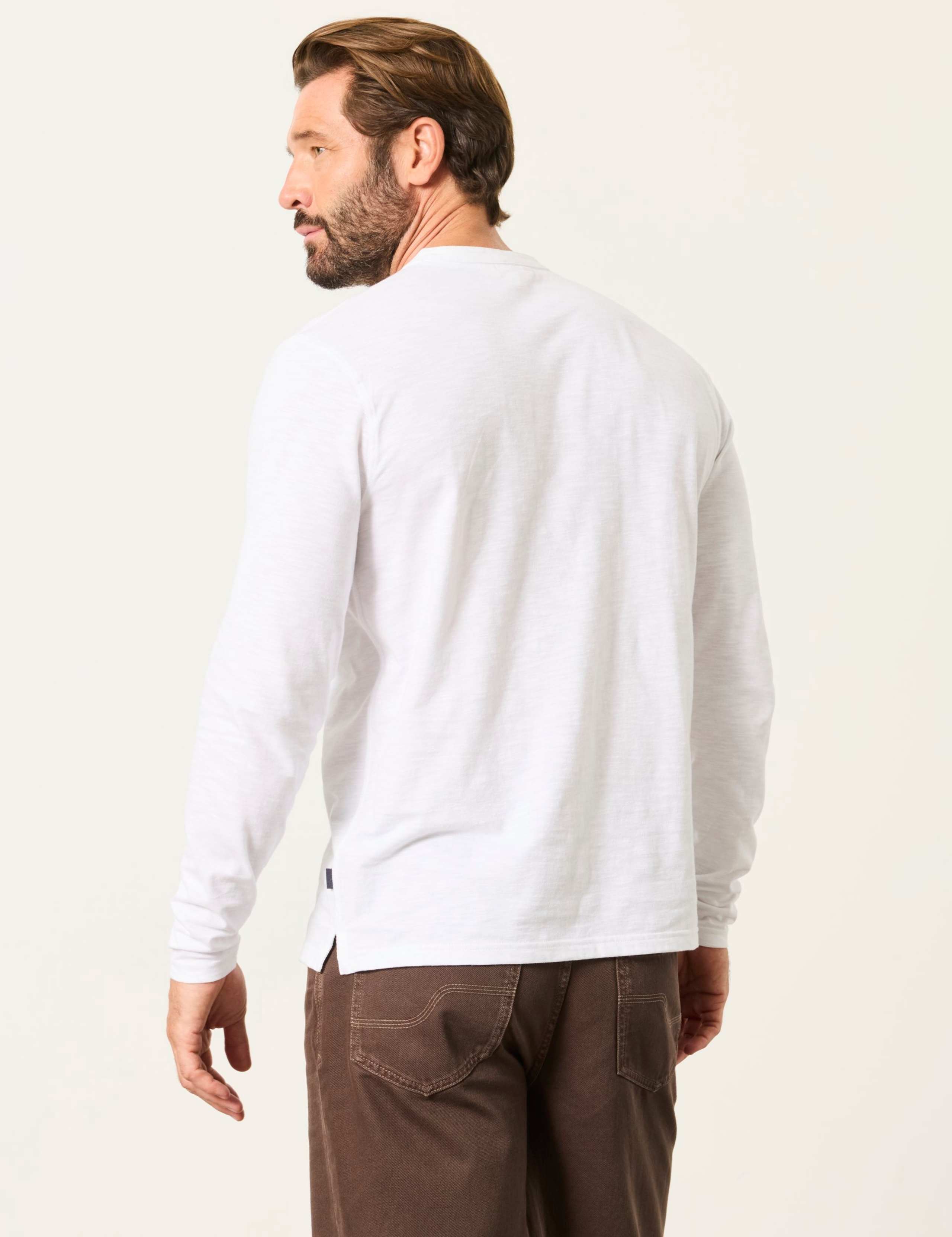 Pure Cotton Henley Top 3 of 6