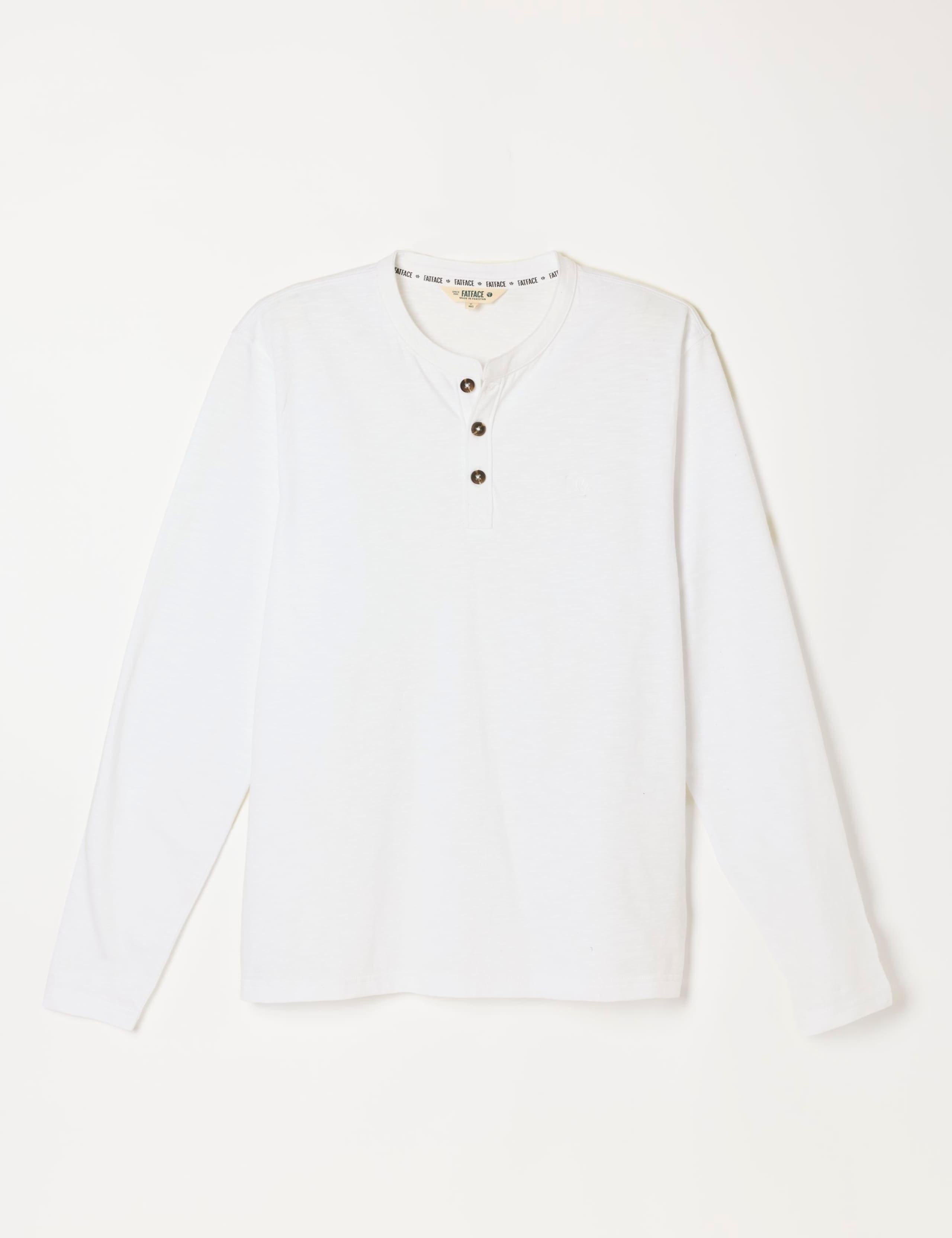Pure Cotton Henley Top 2 of 6