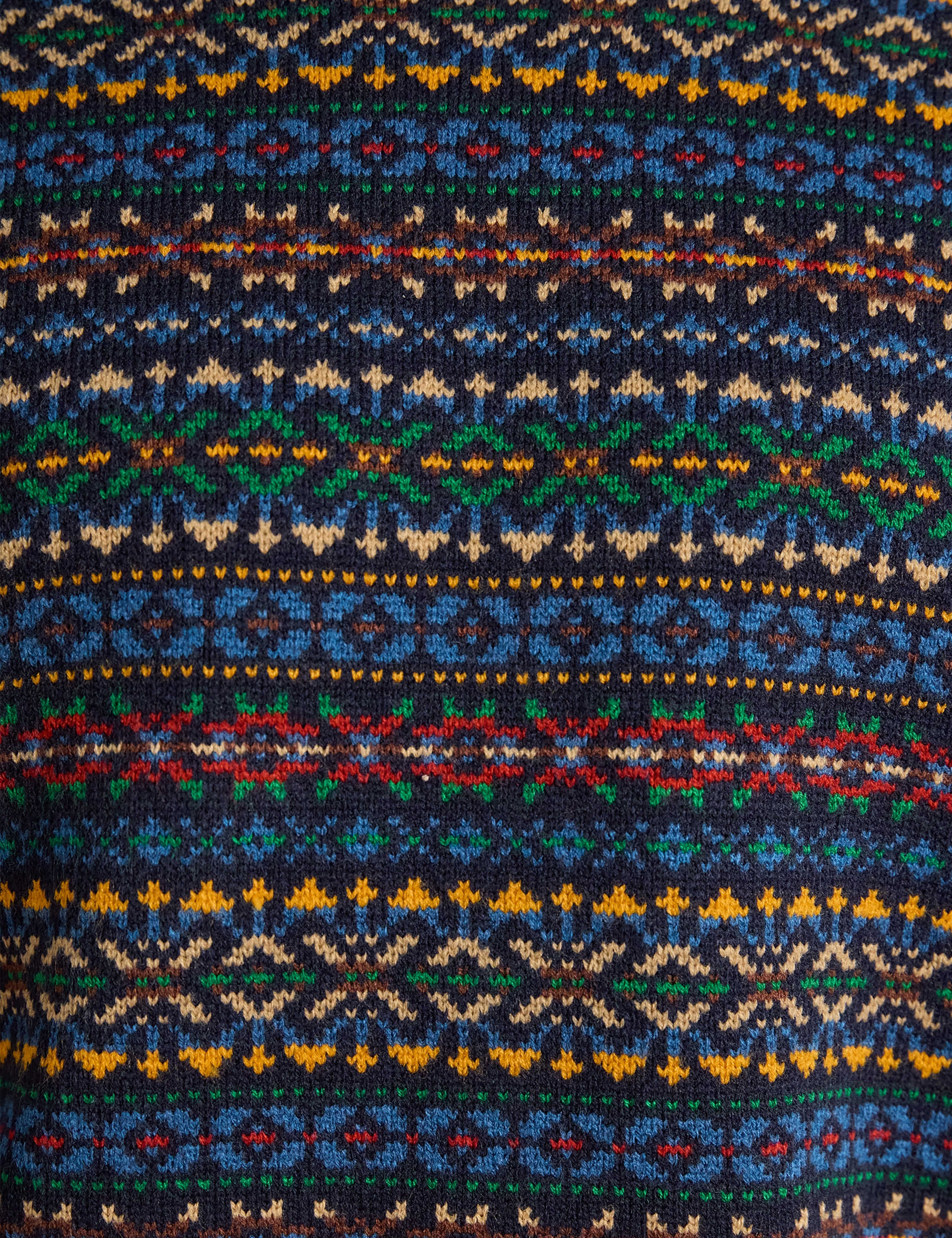 Fair Isle Crew Neck Jumper with Wool 5 of 5