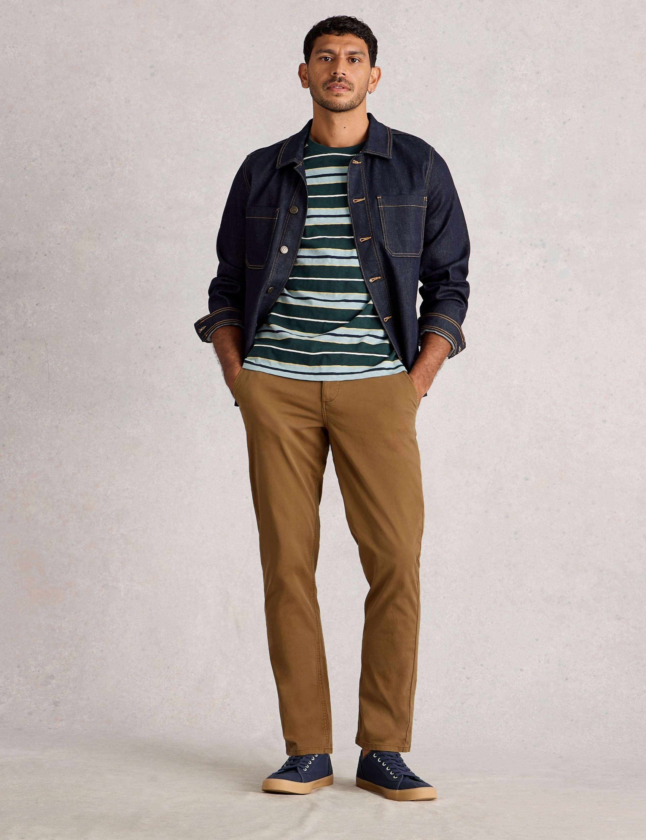 Regular Fit Cotton Rich Chinos 3 of 6