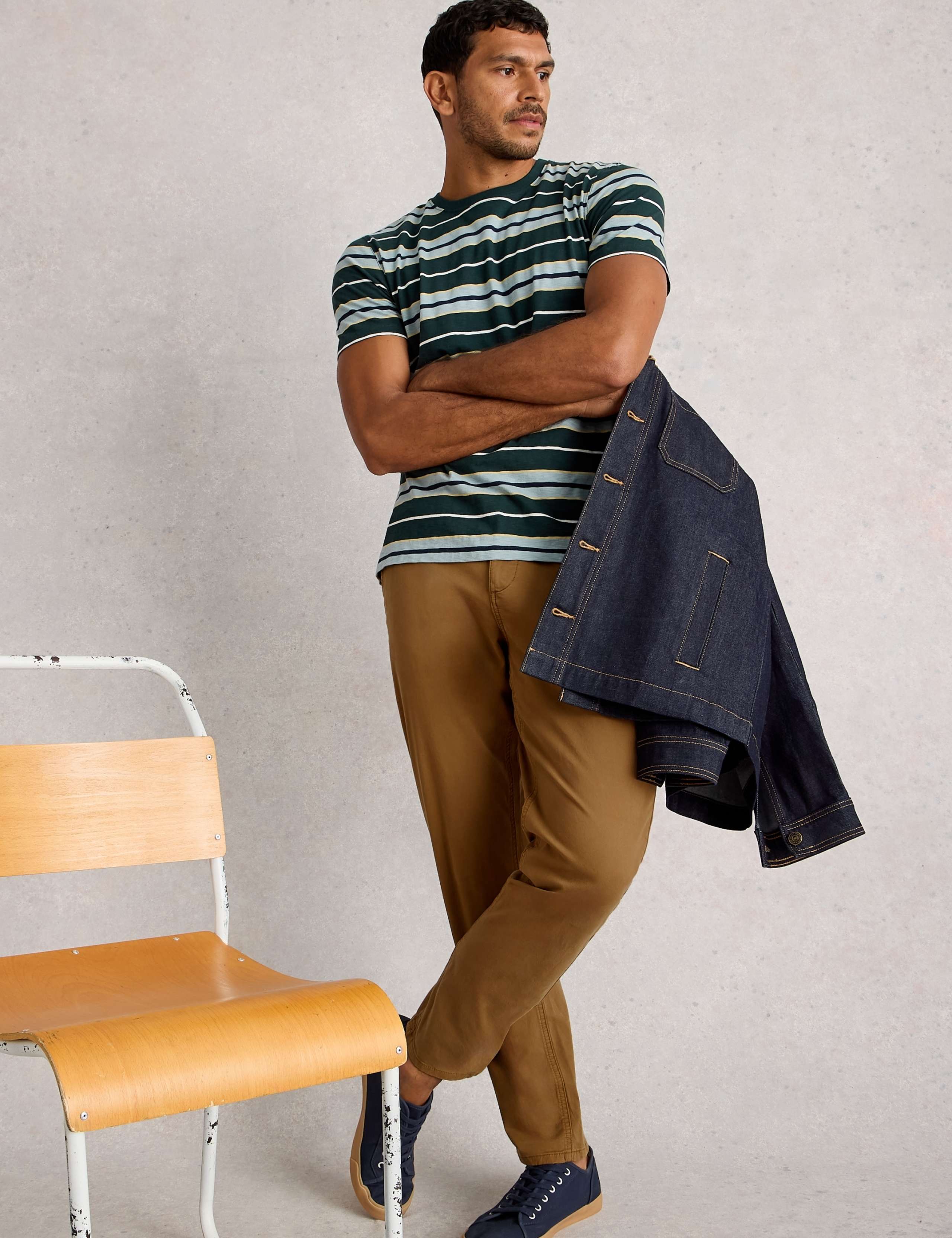 Regular Fit Cotton Rich Chinos 4 of 6