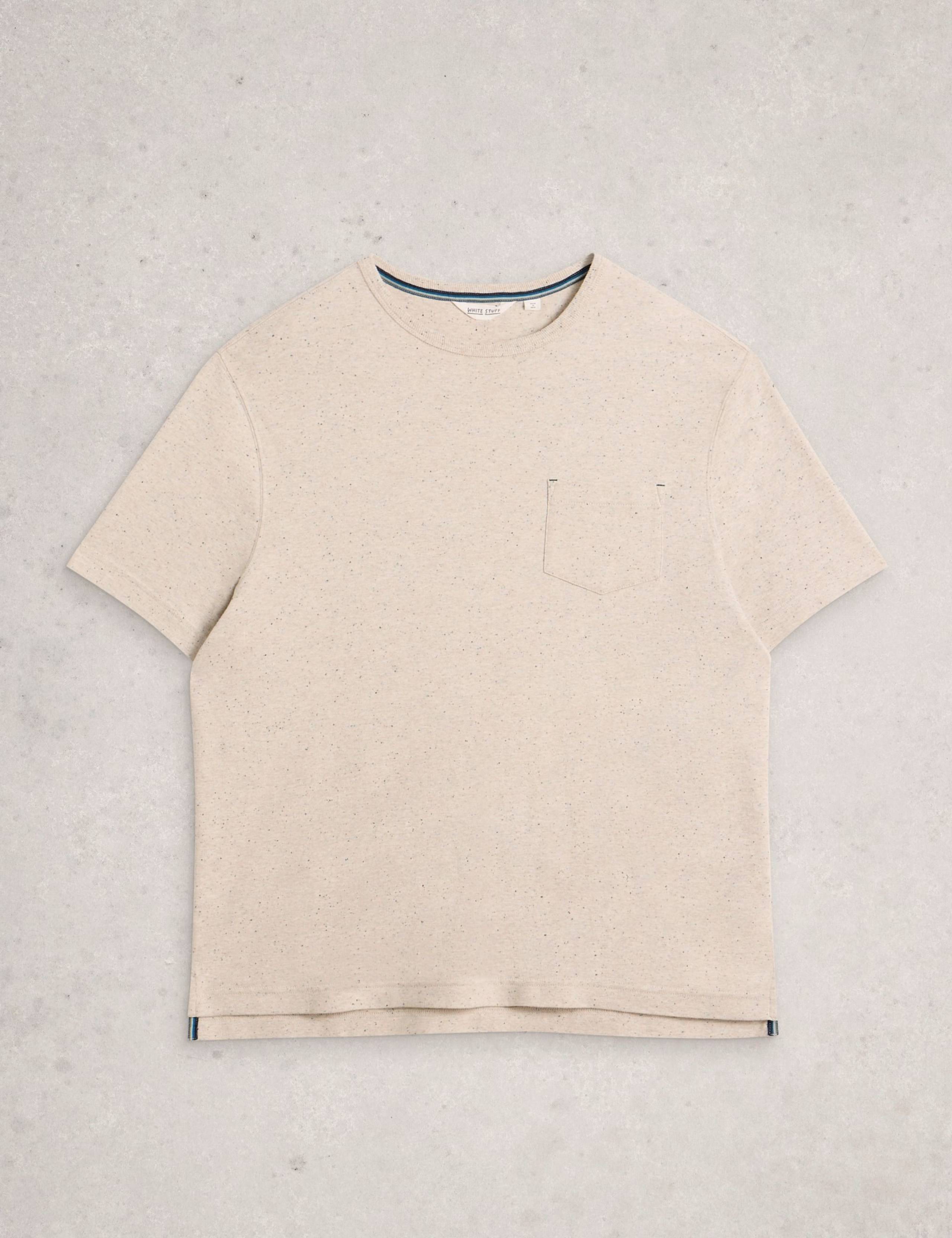 Cotton Rich Nep Crew Neck T-Shirt 2 of 6