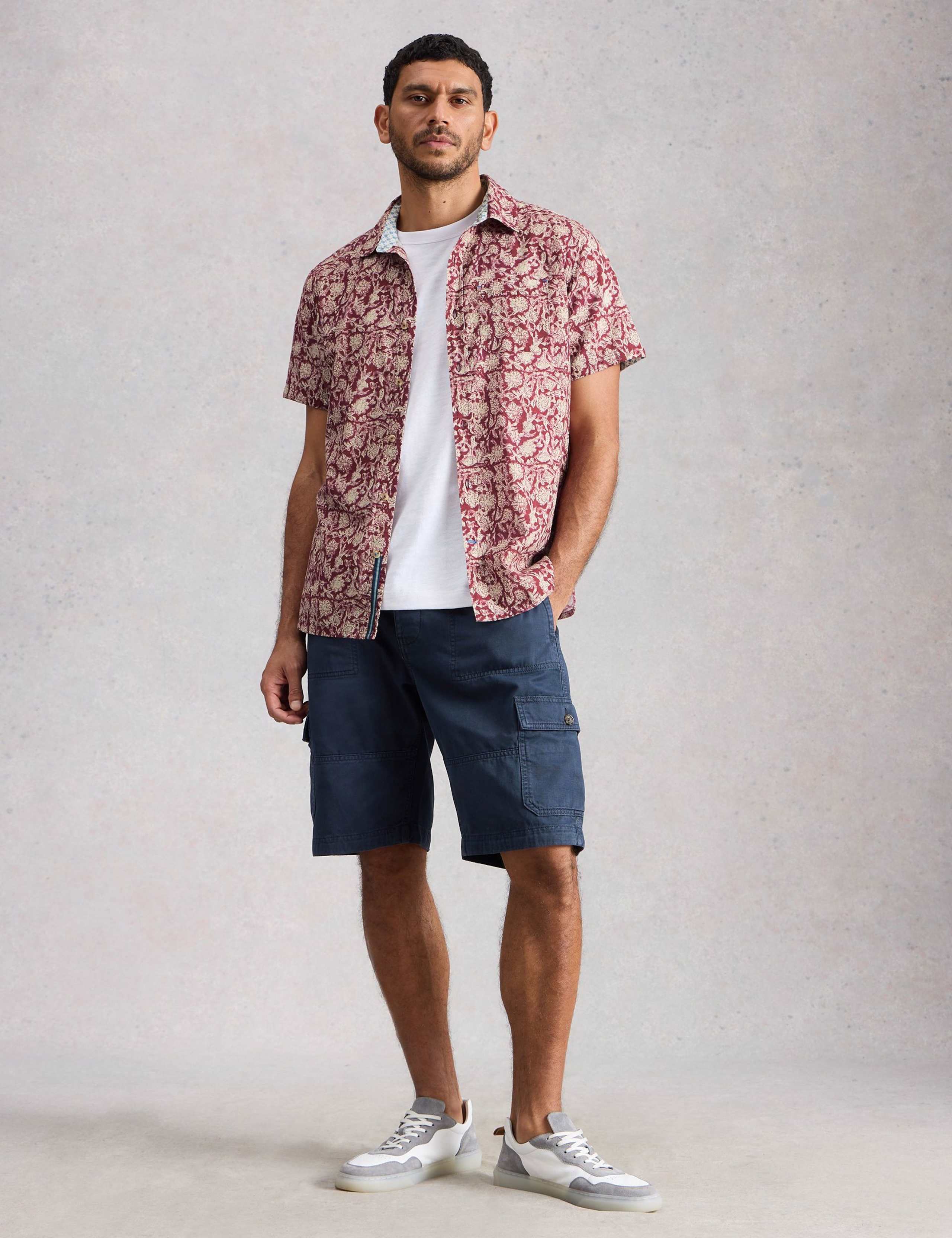 Regular Fit Pure Cotton Floral Print Shirt 1 of 6