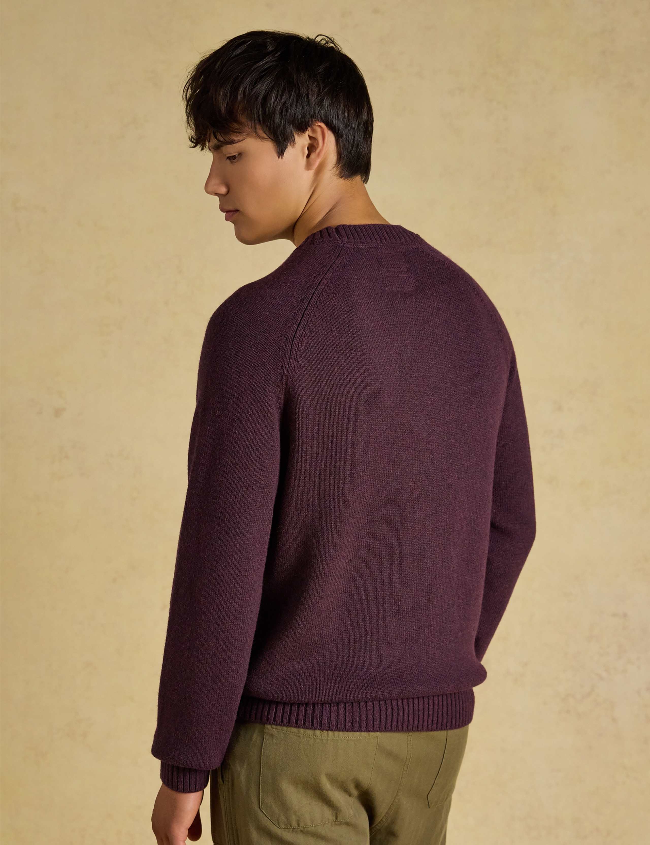 Cotton Rich Intarsia Fox Crew Neck Jumper with Wool 5 of 8