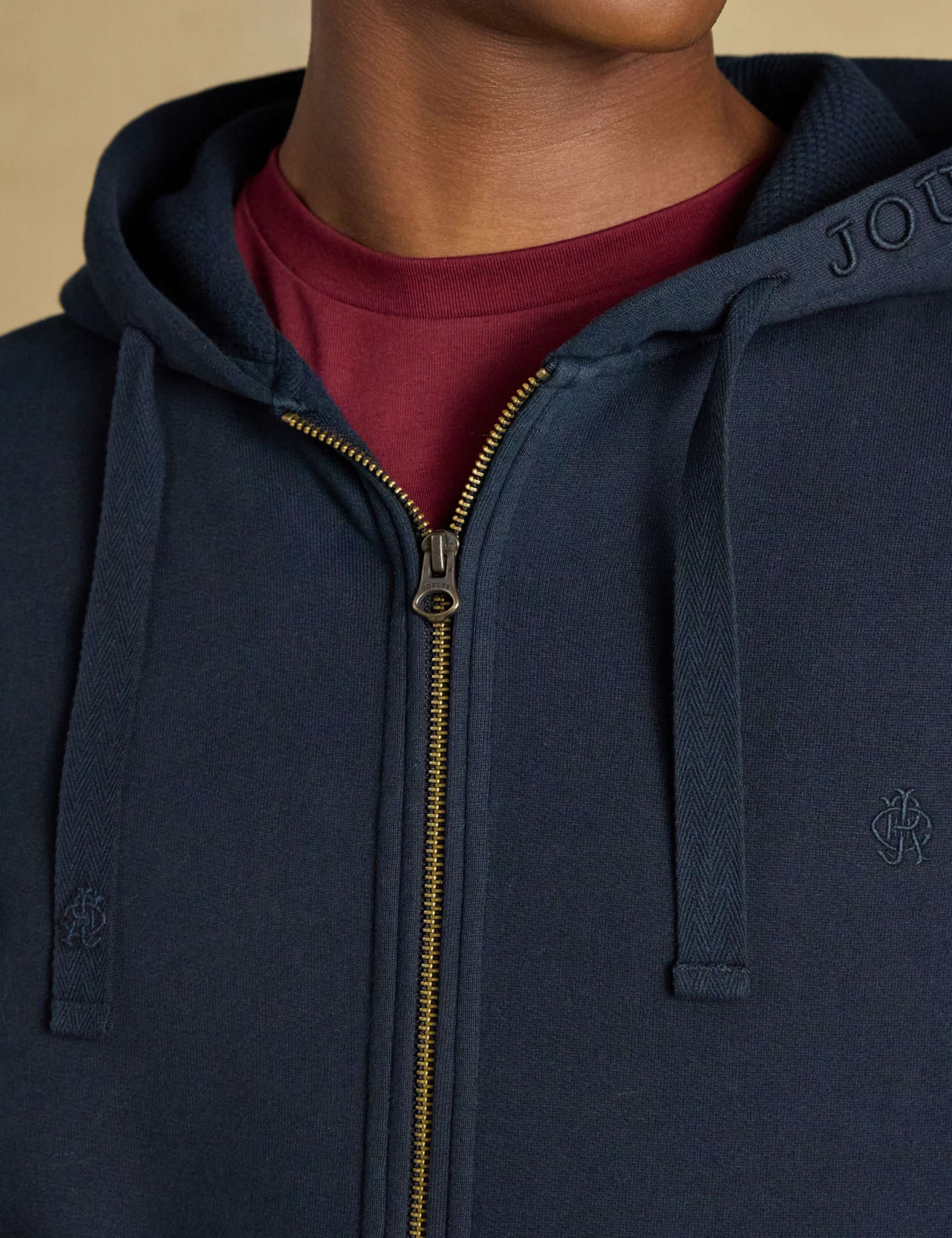 Cotton Rich Zip Through Hoodie 5 of 7