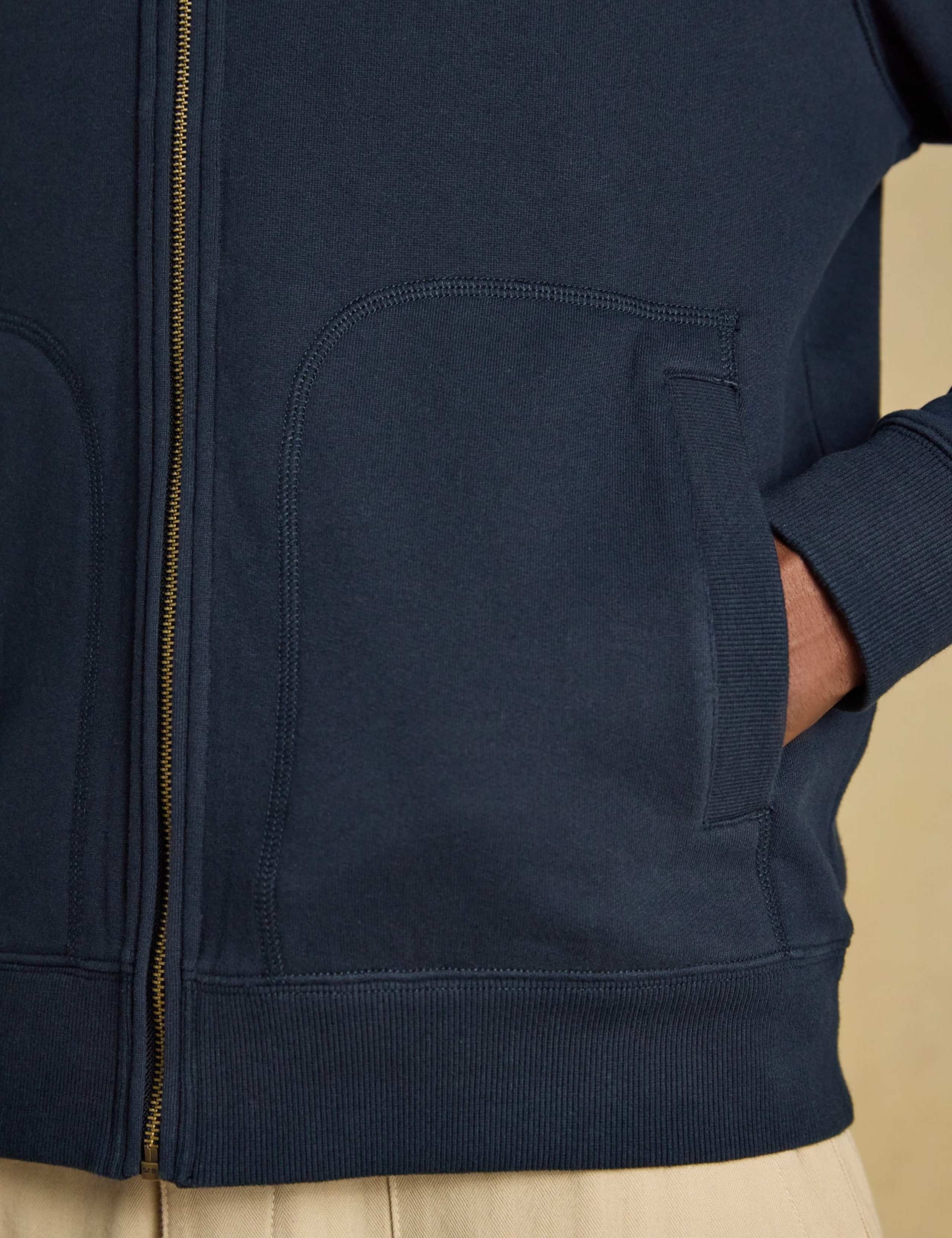 Cotton Rich Zip Through Hoodie 7 of 7