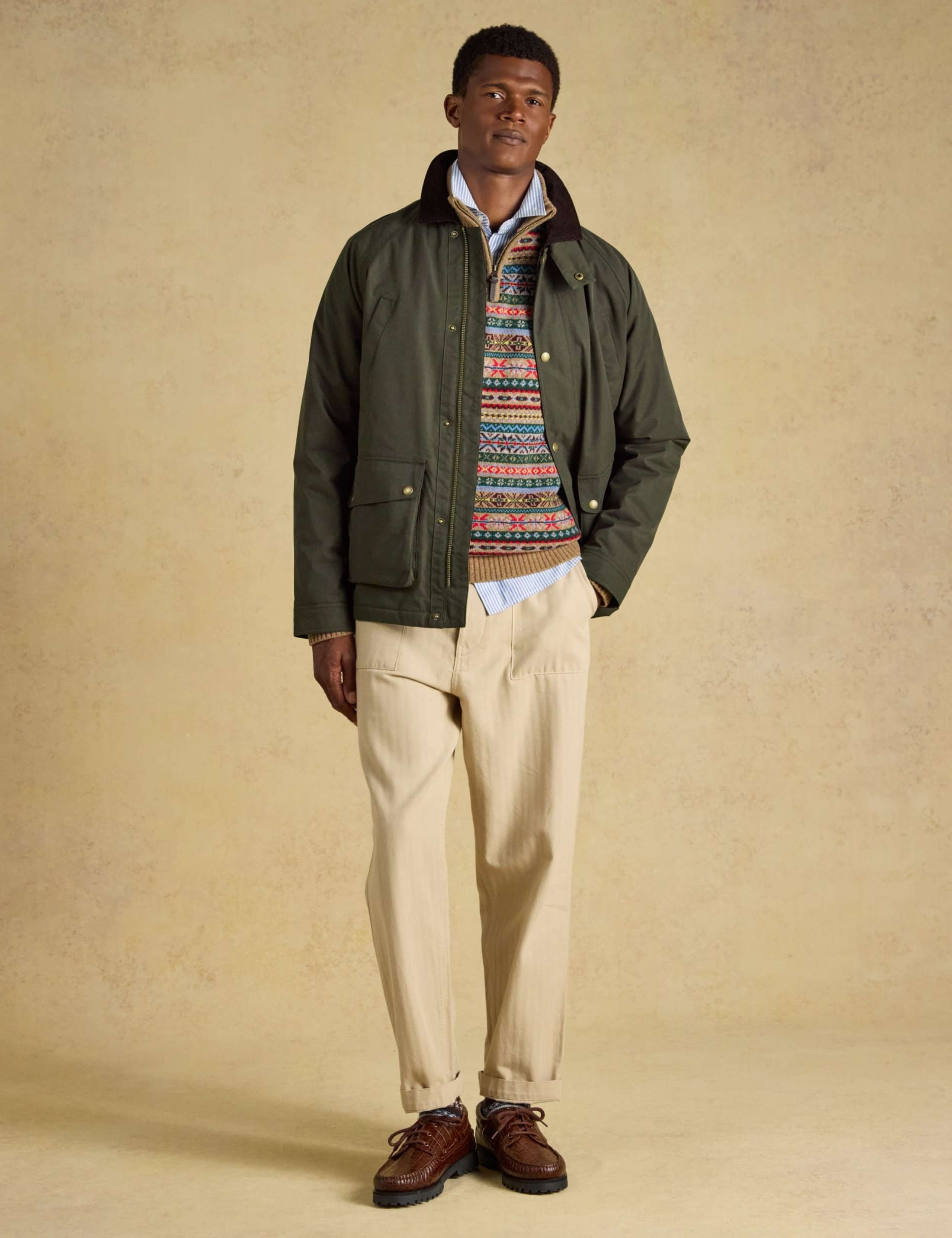 Cotton Rich Cord Collar Field Coat 2 of 8