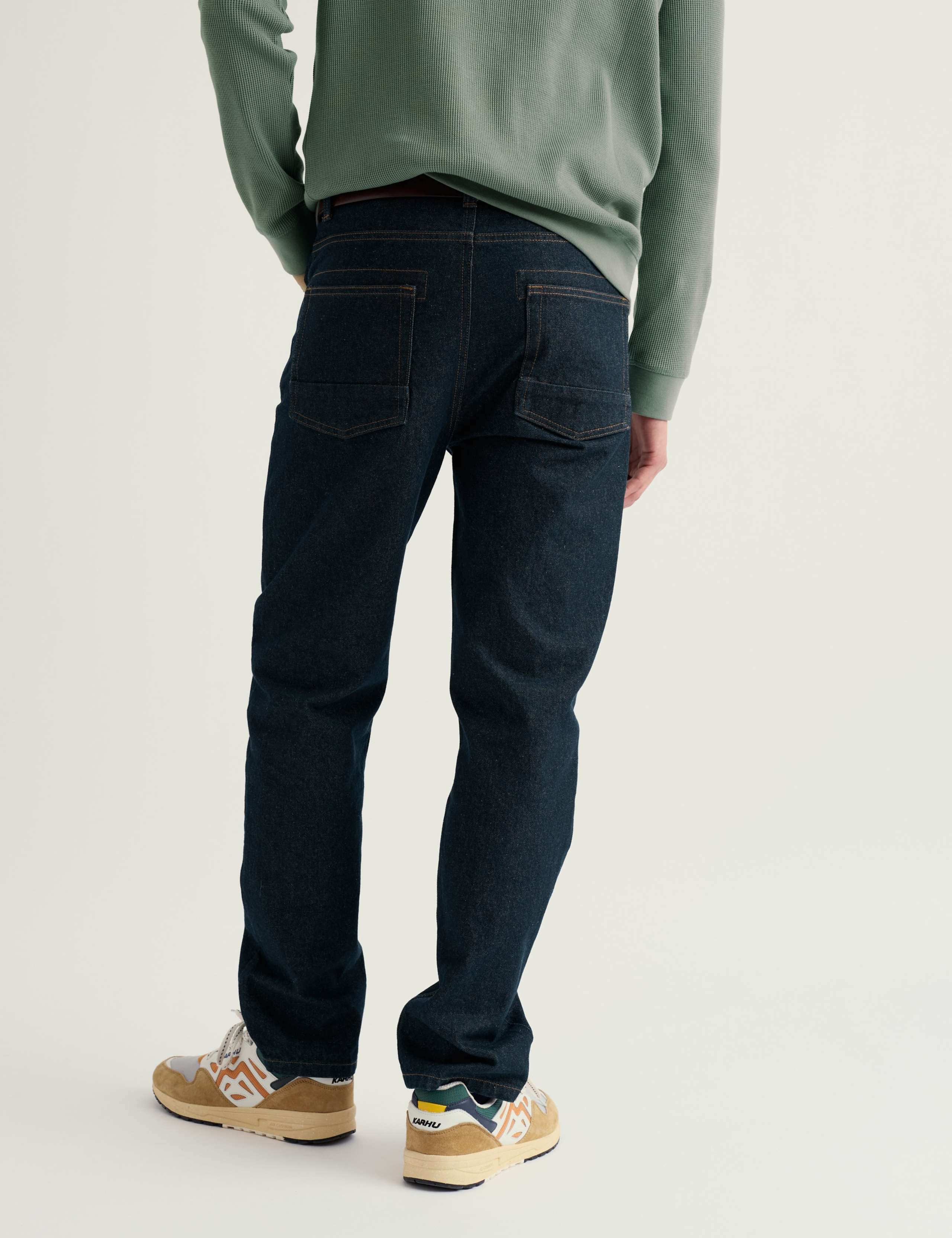 Pure Cotton Denim Straight Leg Jeans 4 of 5