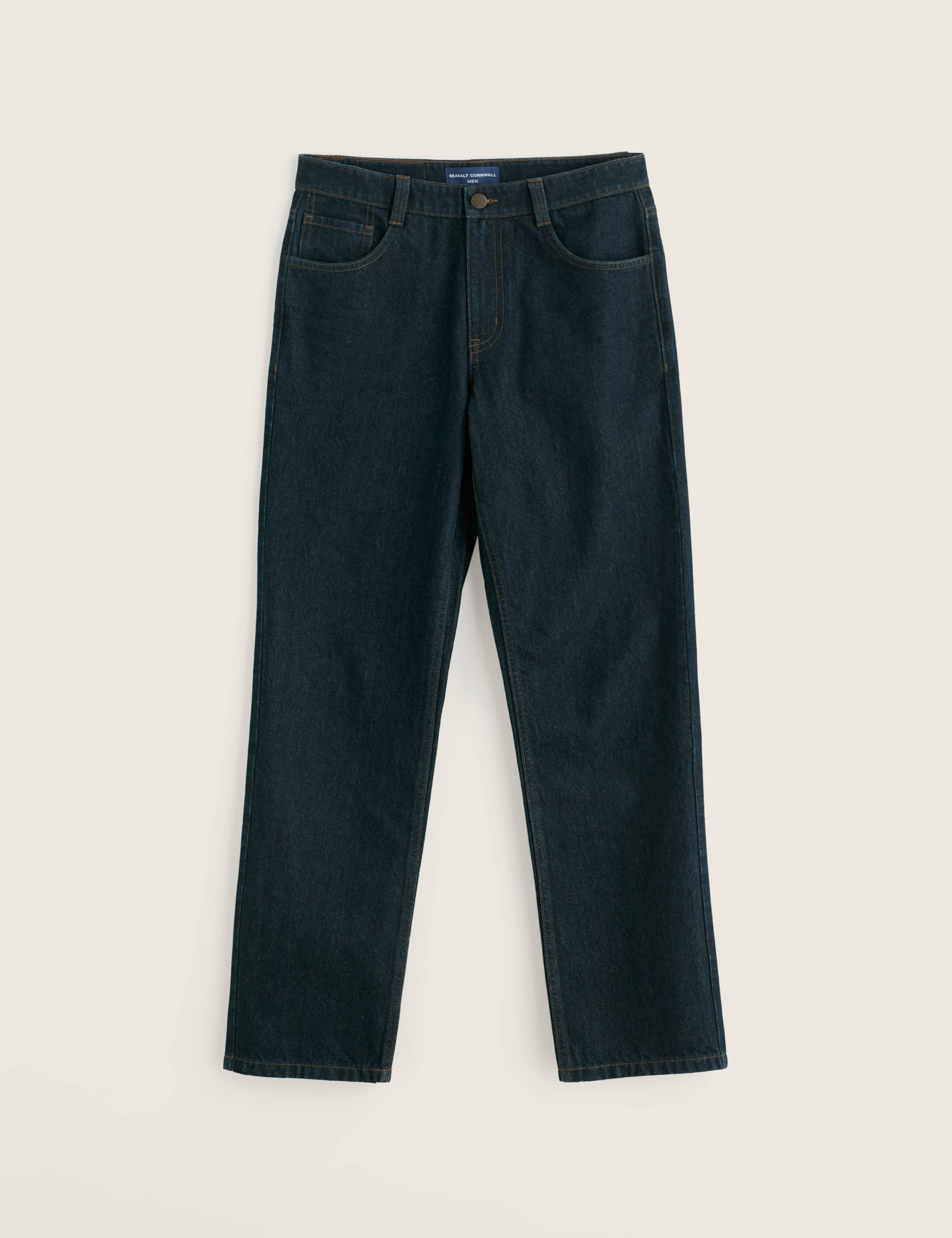 Pure Cotton Denim Straight Leg Jeans 2 of 5