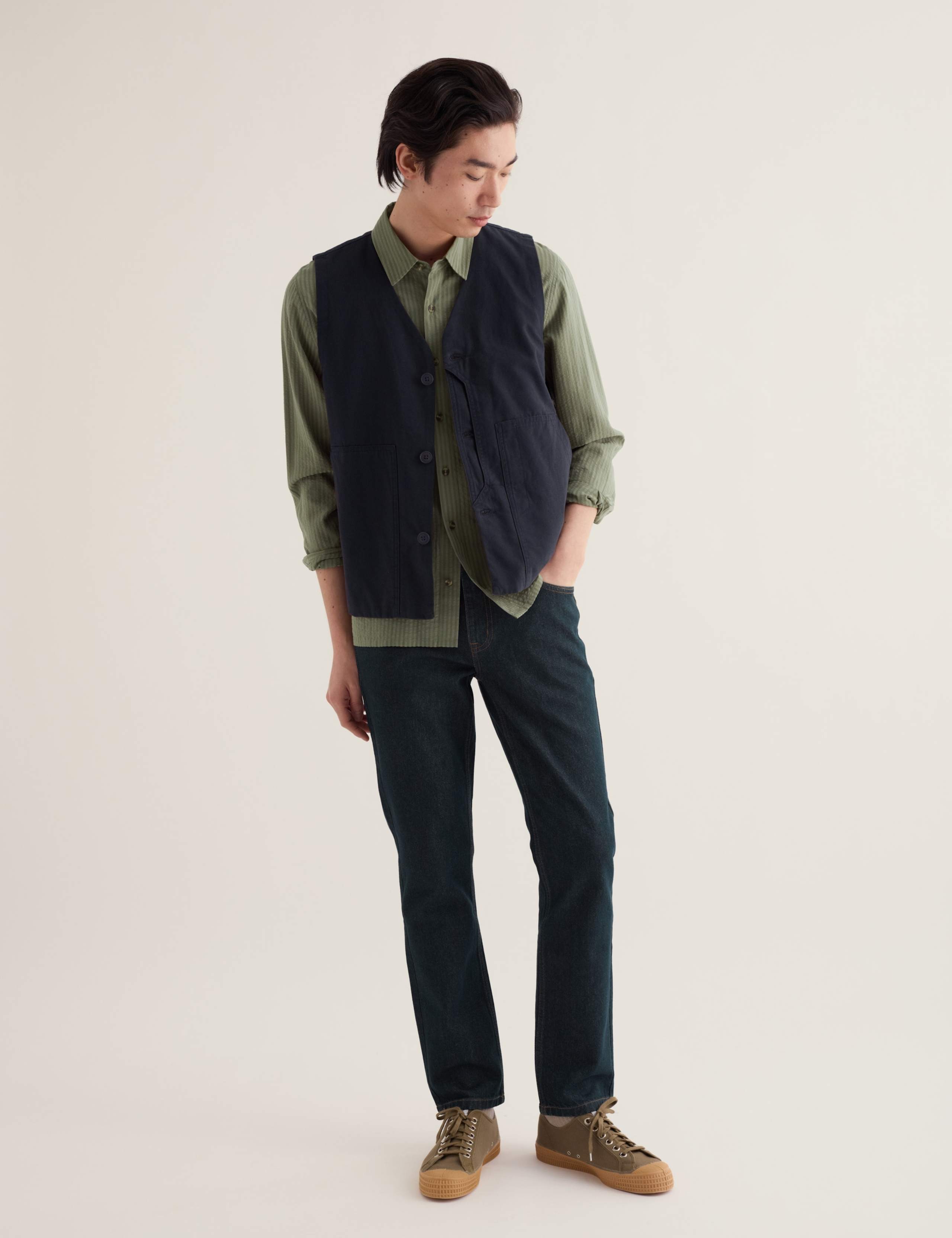 Pure Cotton Denim Slim Fit Jeans 1 of 5