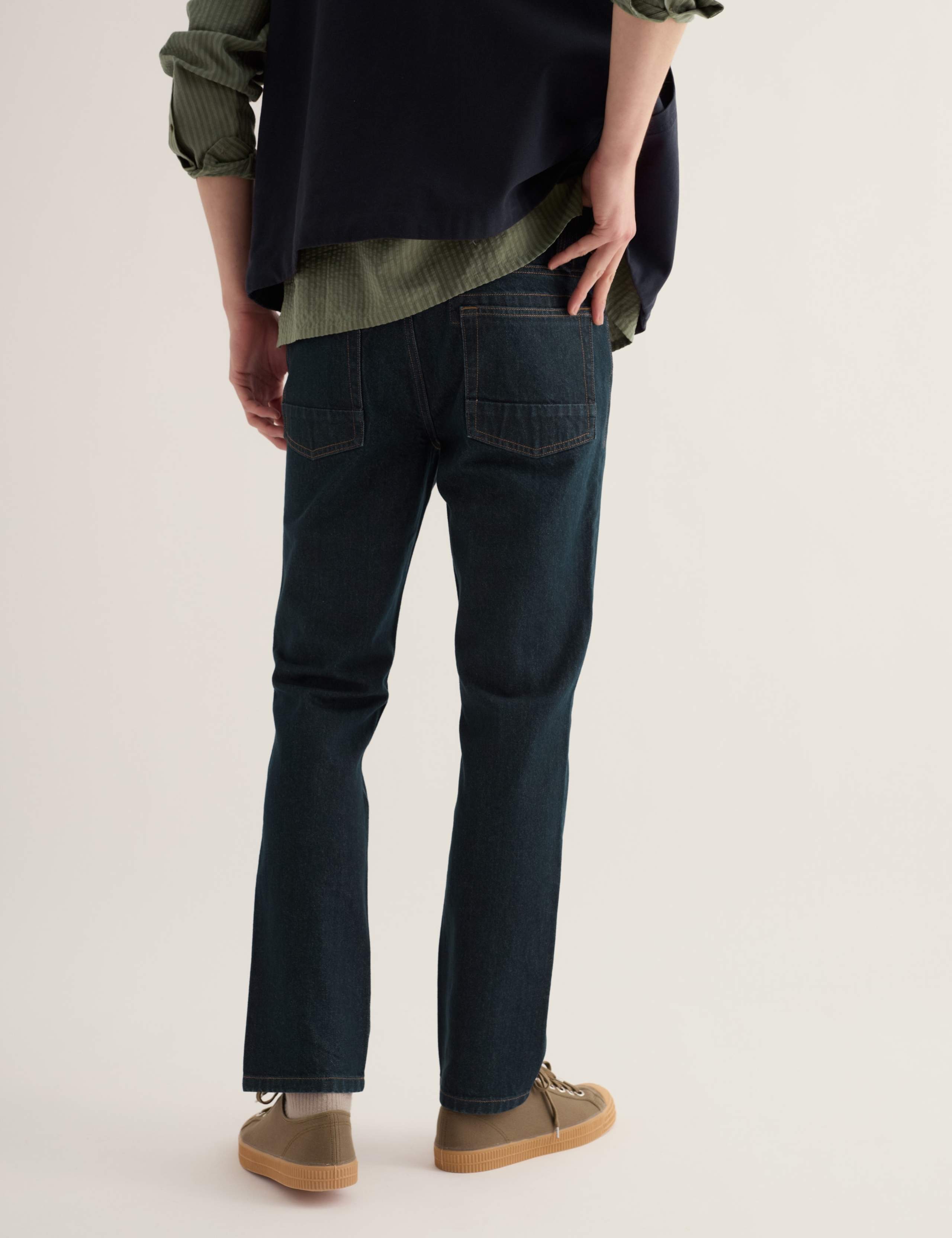 Pure Cotton Denim Slim Fit Jeans 4 of 5
