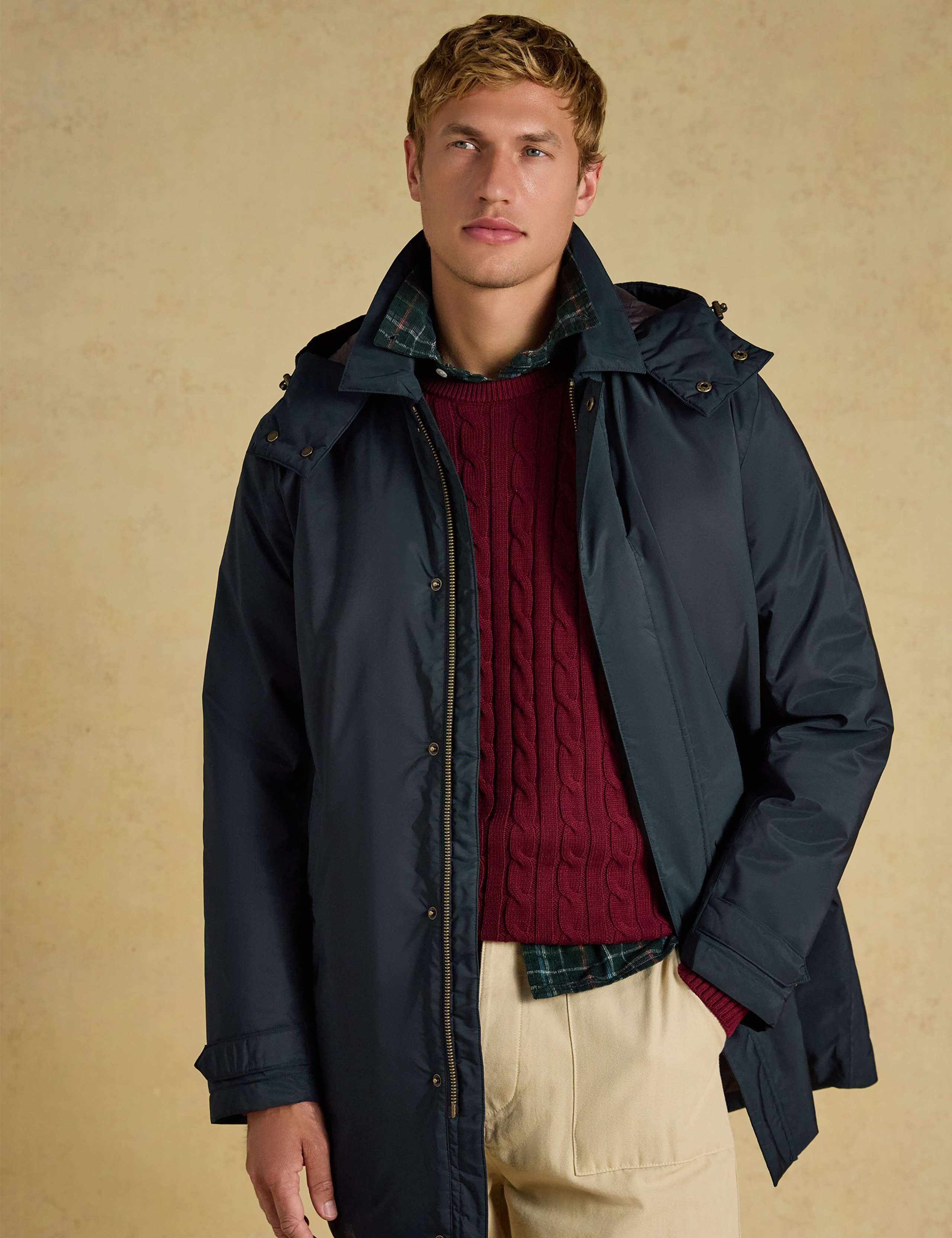 Waterproof Hooded Longline Car Coat 4 of 10