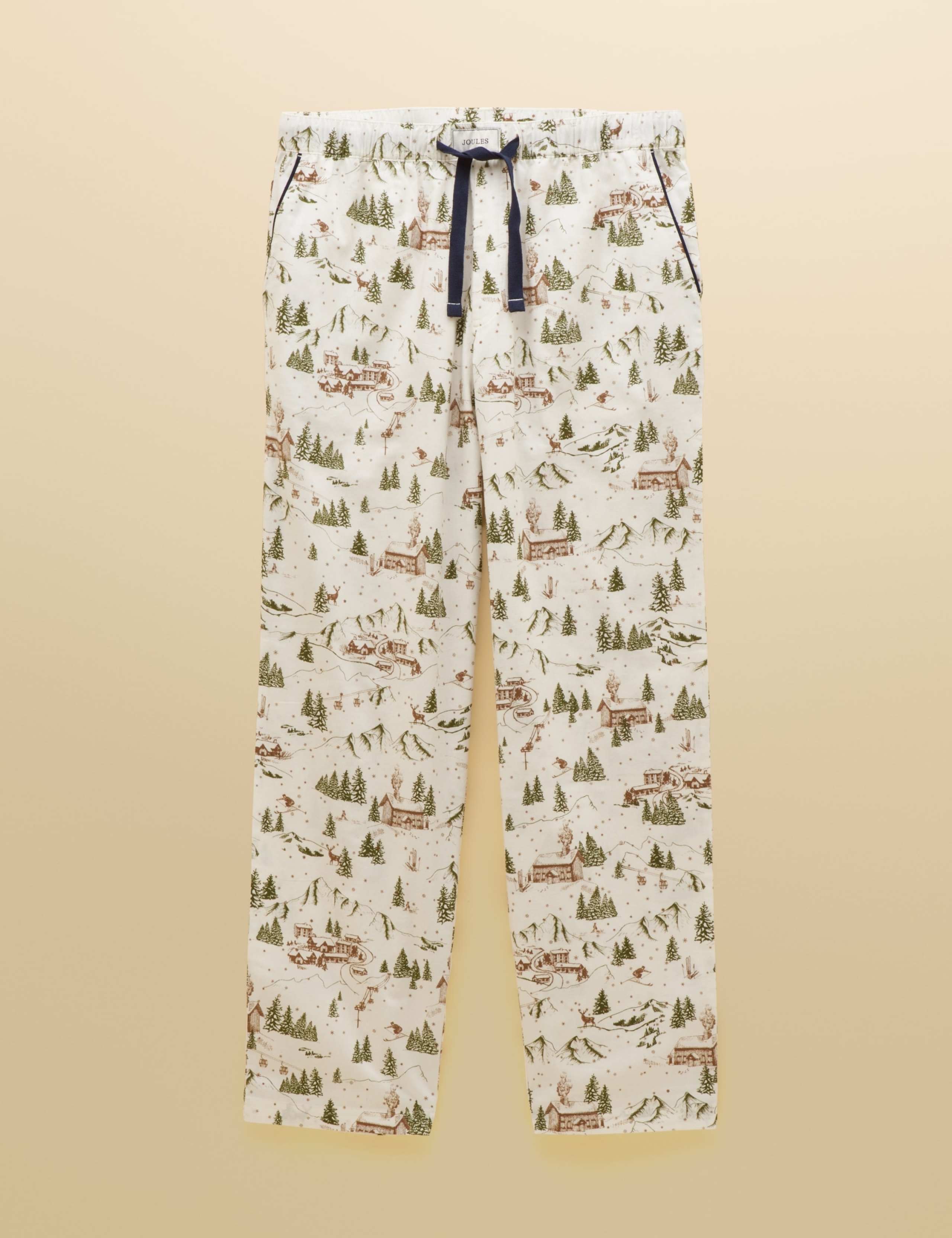 Pure Cotton Ski Print Pyjama Bottoms 2 of 7