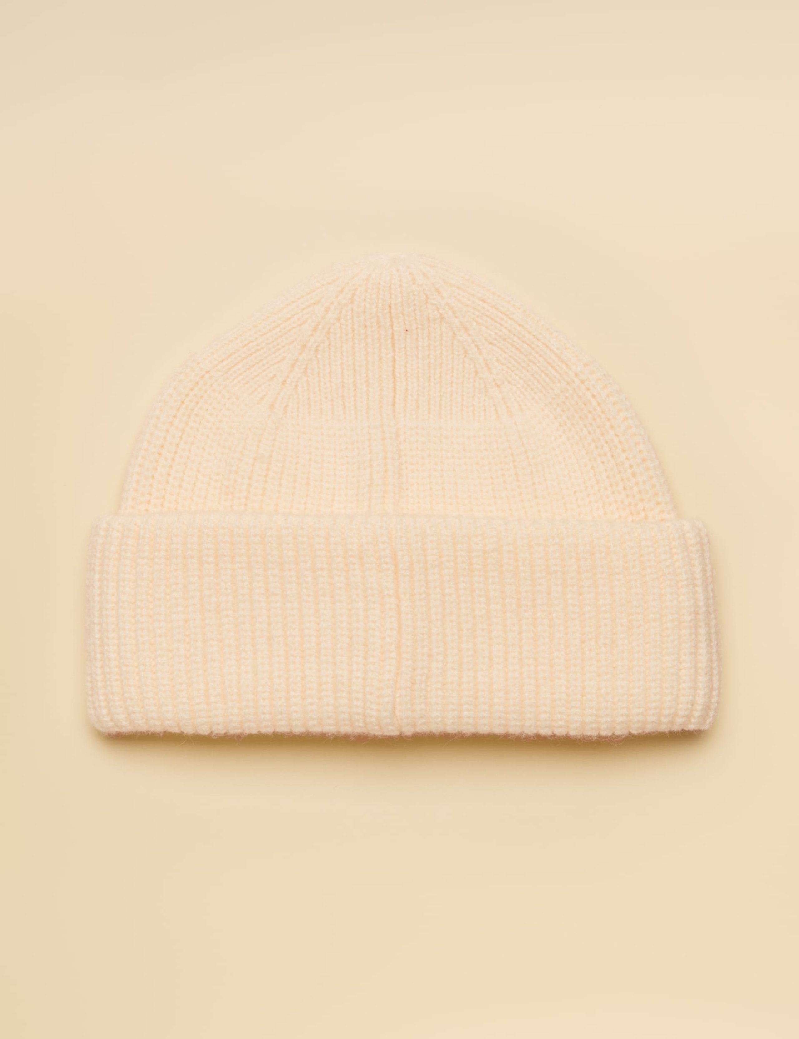 Knitted Ribbed Fisherman Beanie Hat 5 of 7