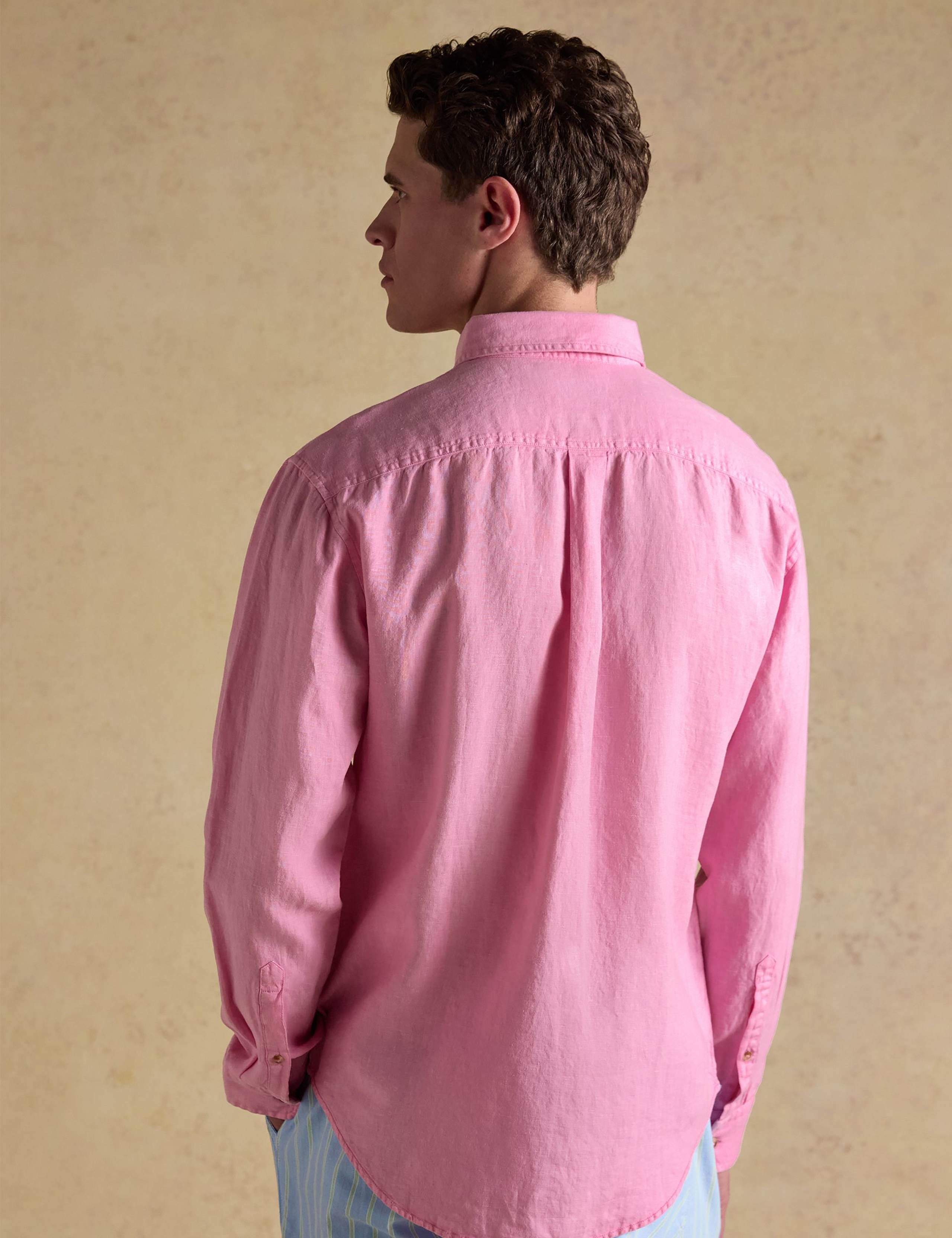 Regular Fit Pure Linen Shirt 4 of 8