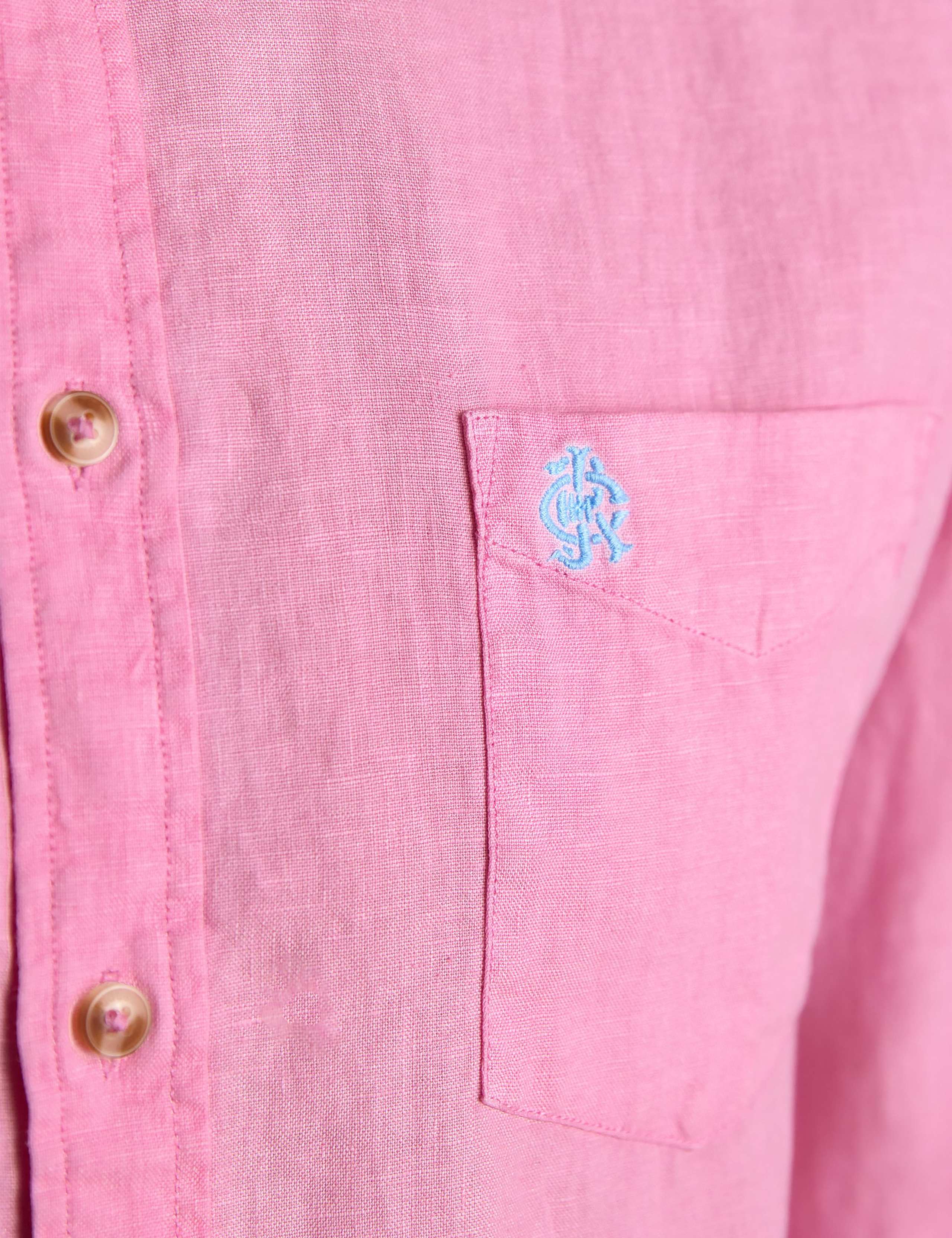 Regular Fit Pure Linen Shirt 7 of 8