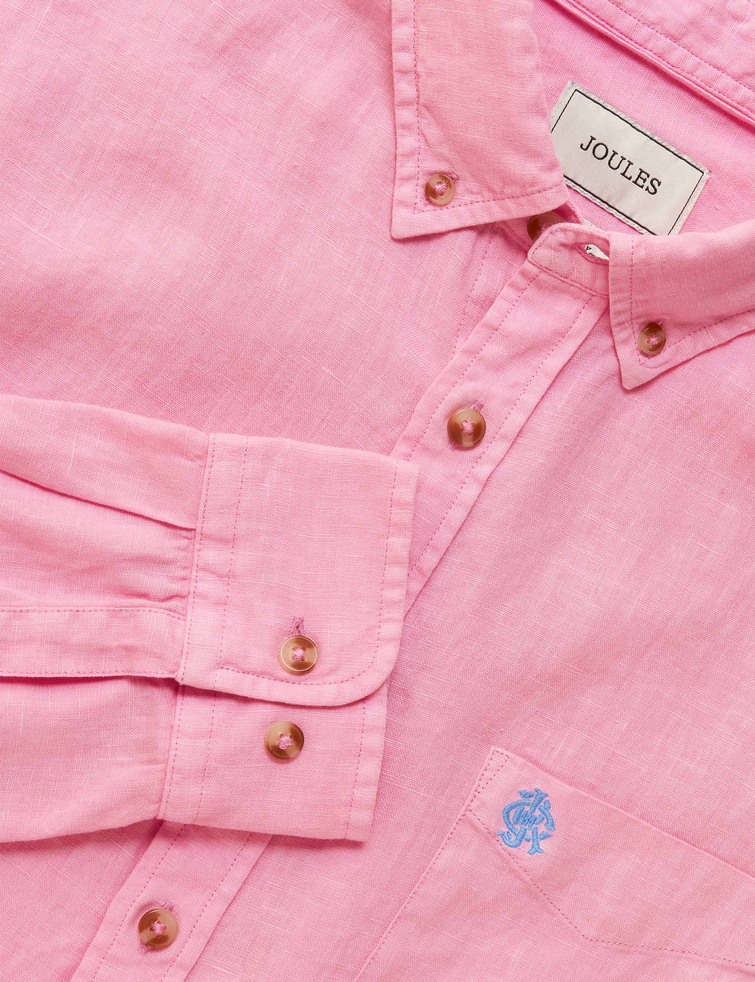 Regular Fit Pure Linen Shirt 8 of 8