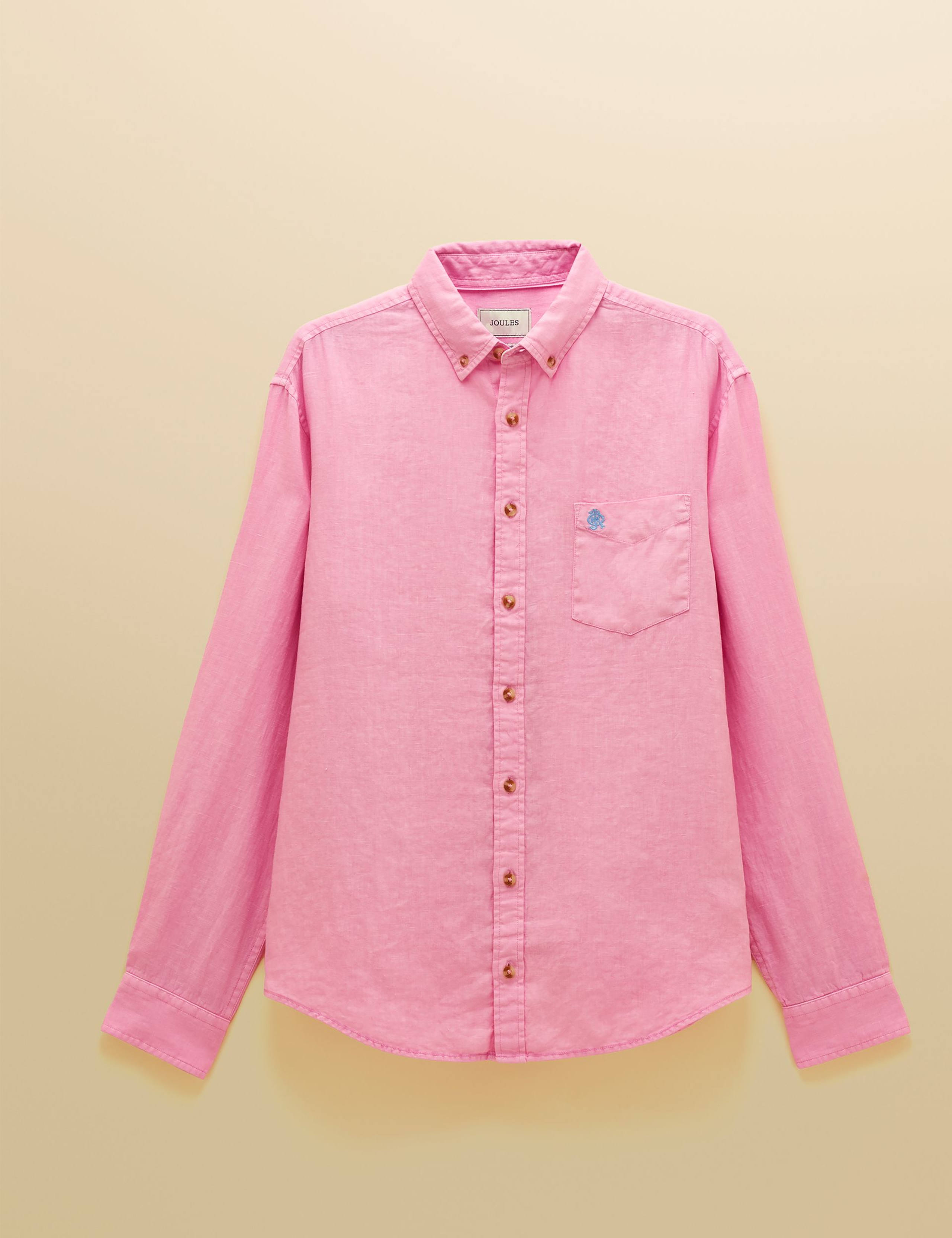 Regular Fit Pure Linen Shirt 2 of 8