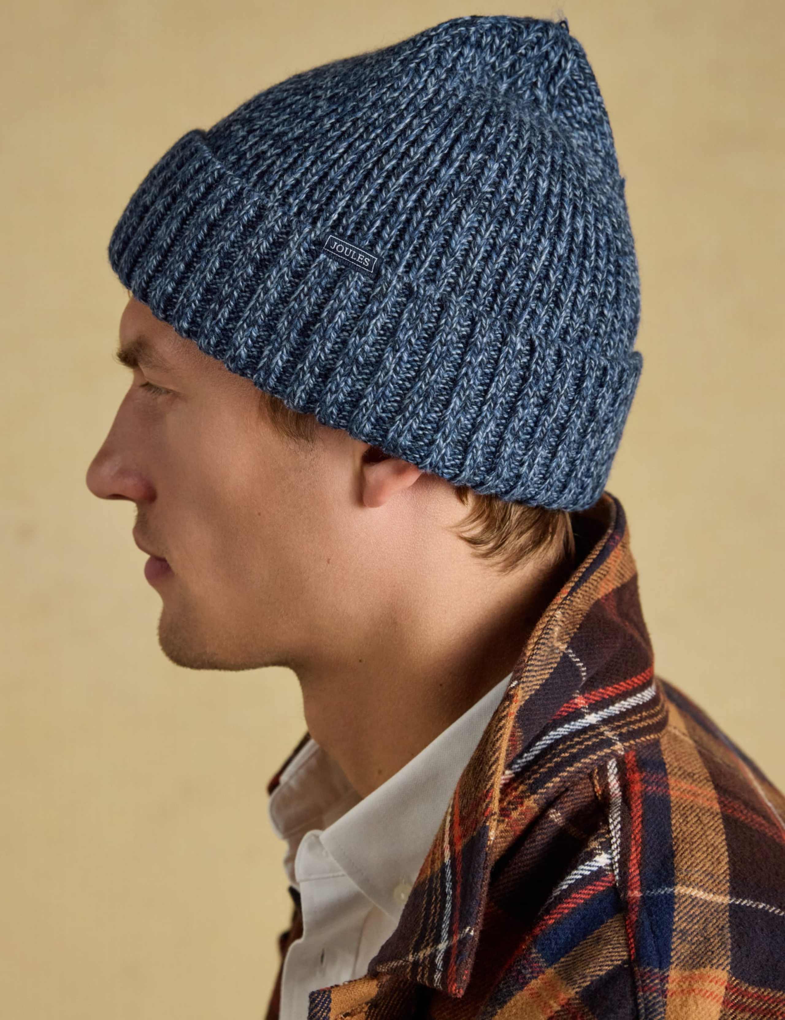 Wool Blend Textured Beanie Hat 4 of 5