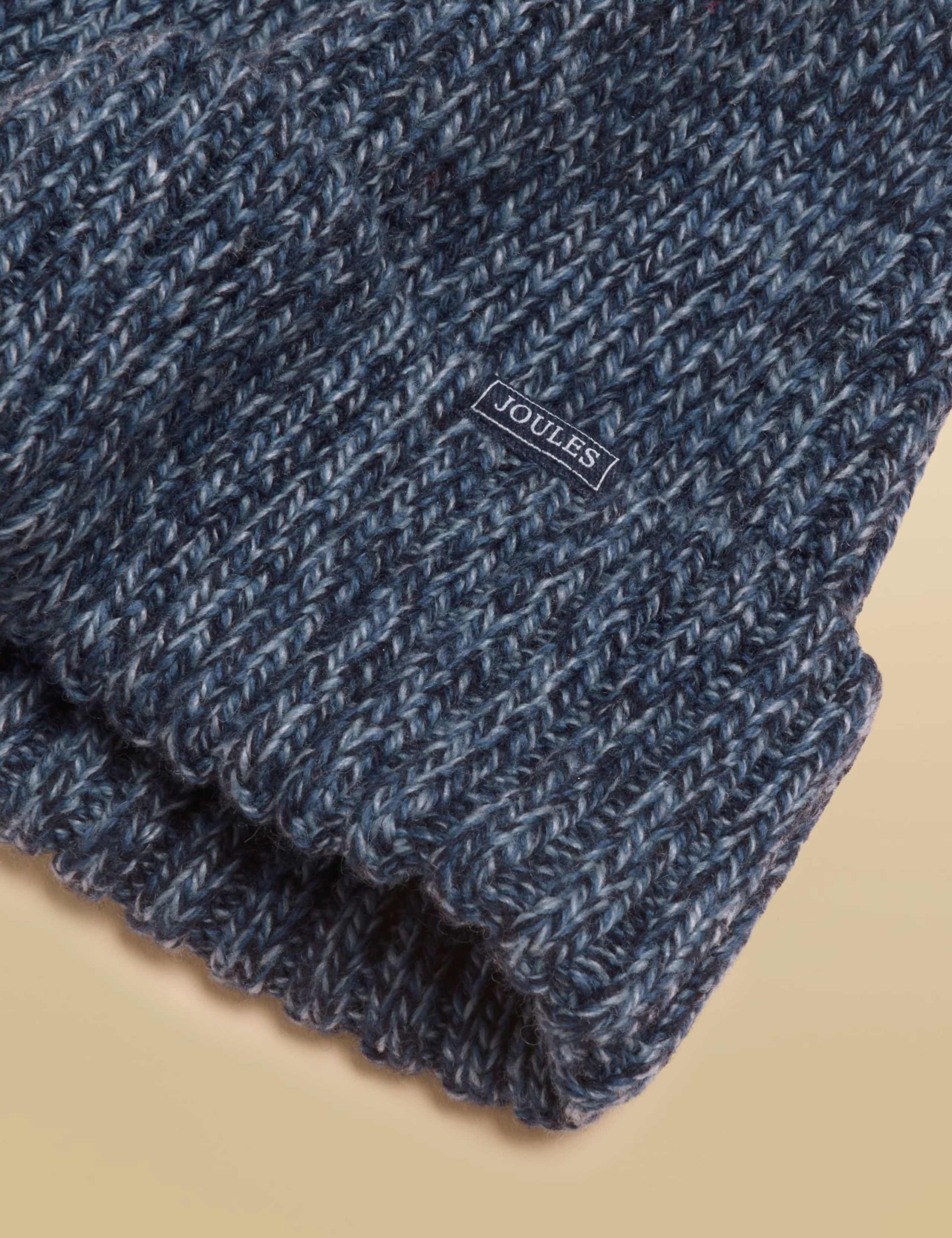 Wool Blend Textured Beanie Hat 5 of 5