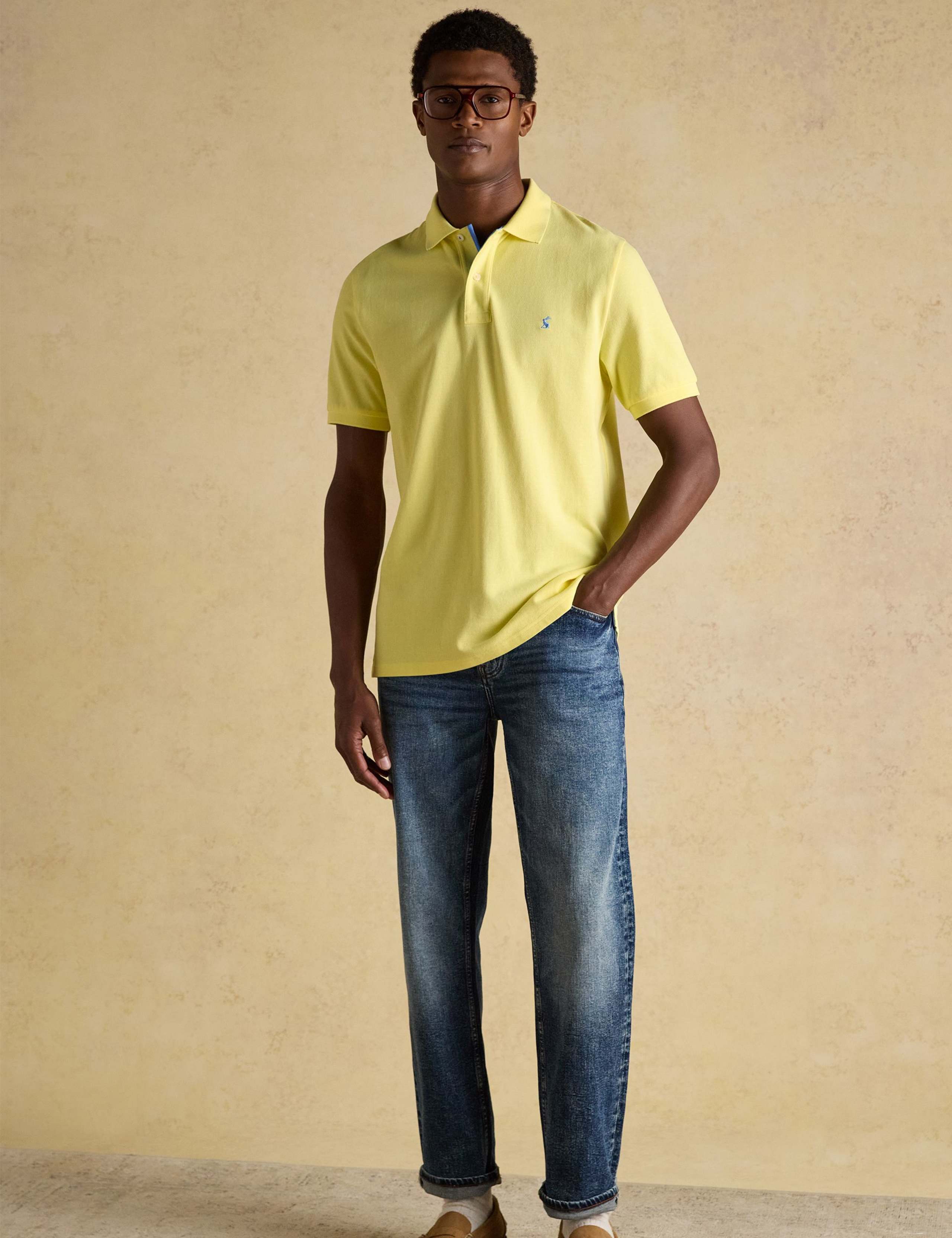 Pure Cotton Pique Polo Shirt 3 of 9