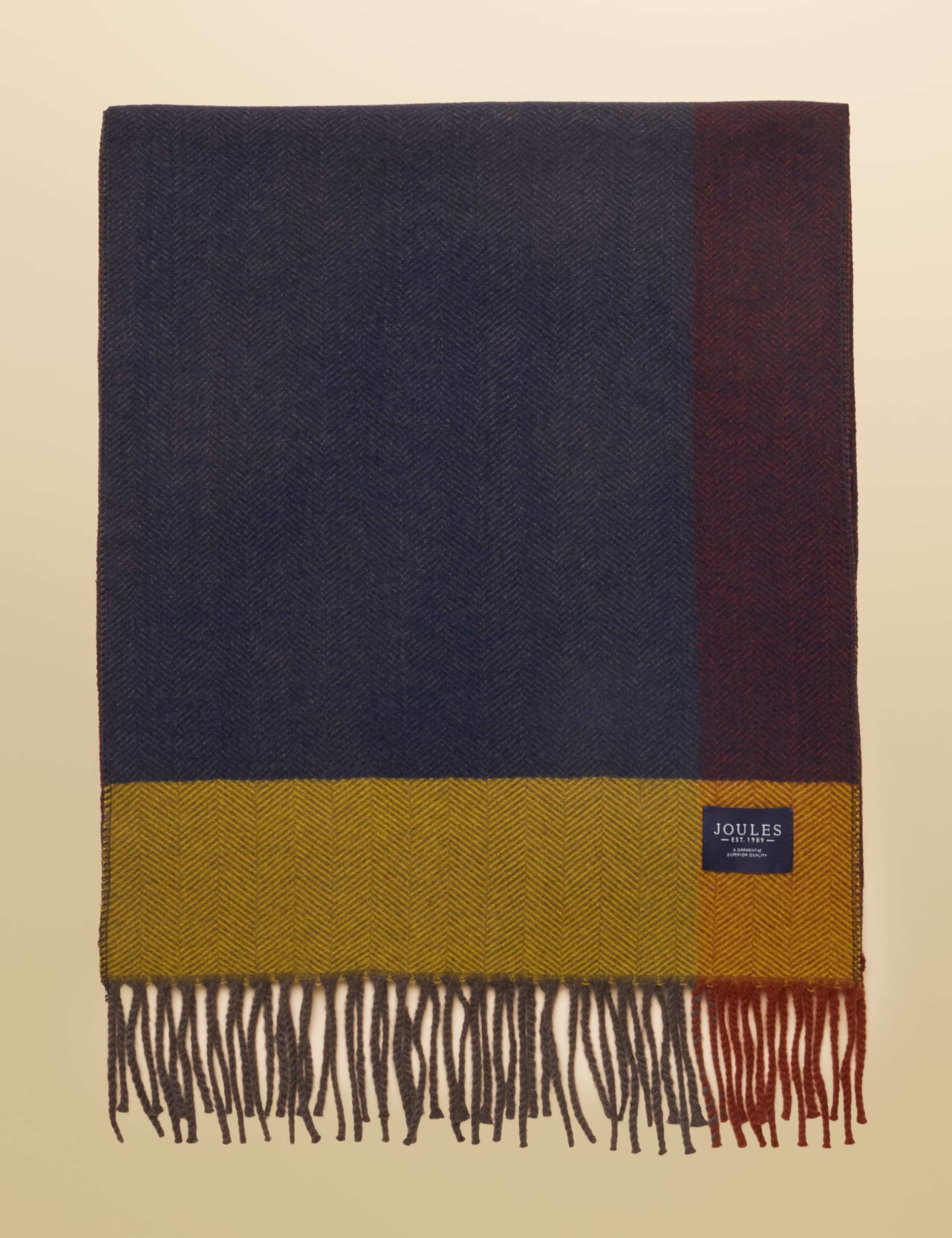 Checked Colour Block Scarf 5 of 6