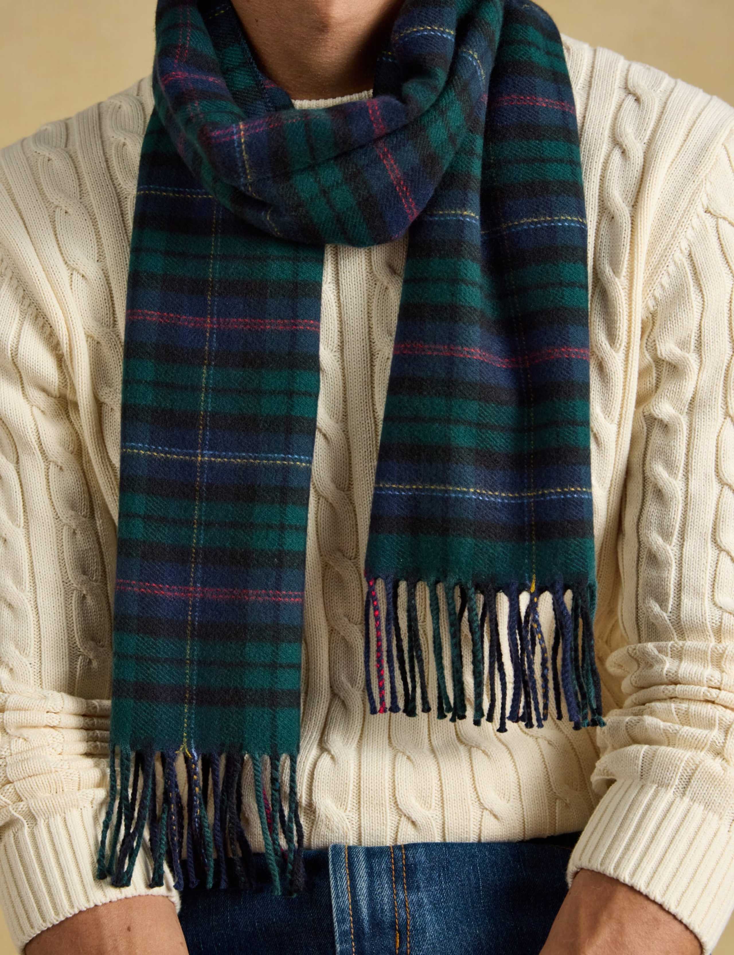 Checked Colour Block Scarf 3 of 6