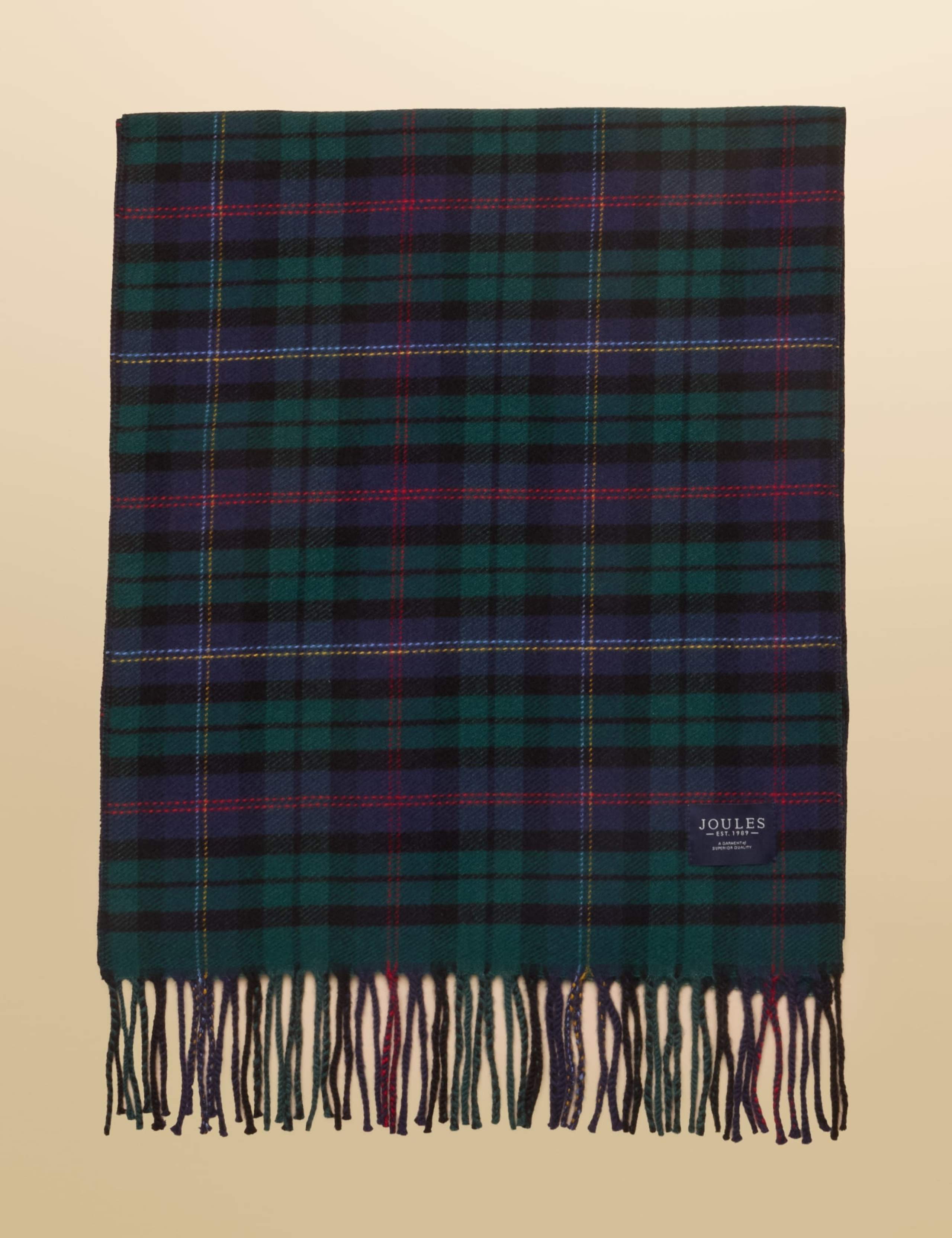 Checked Colour Block Scarf 5 of 6