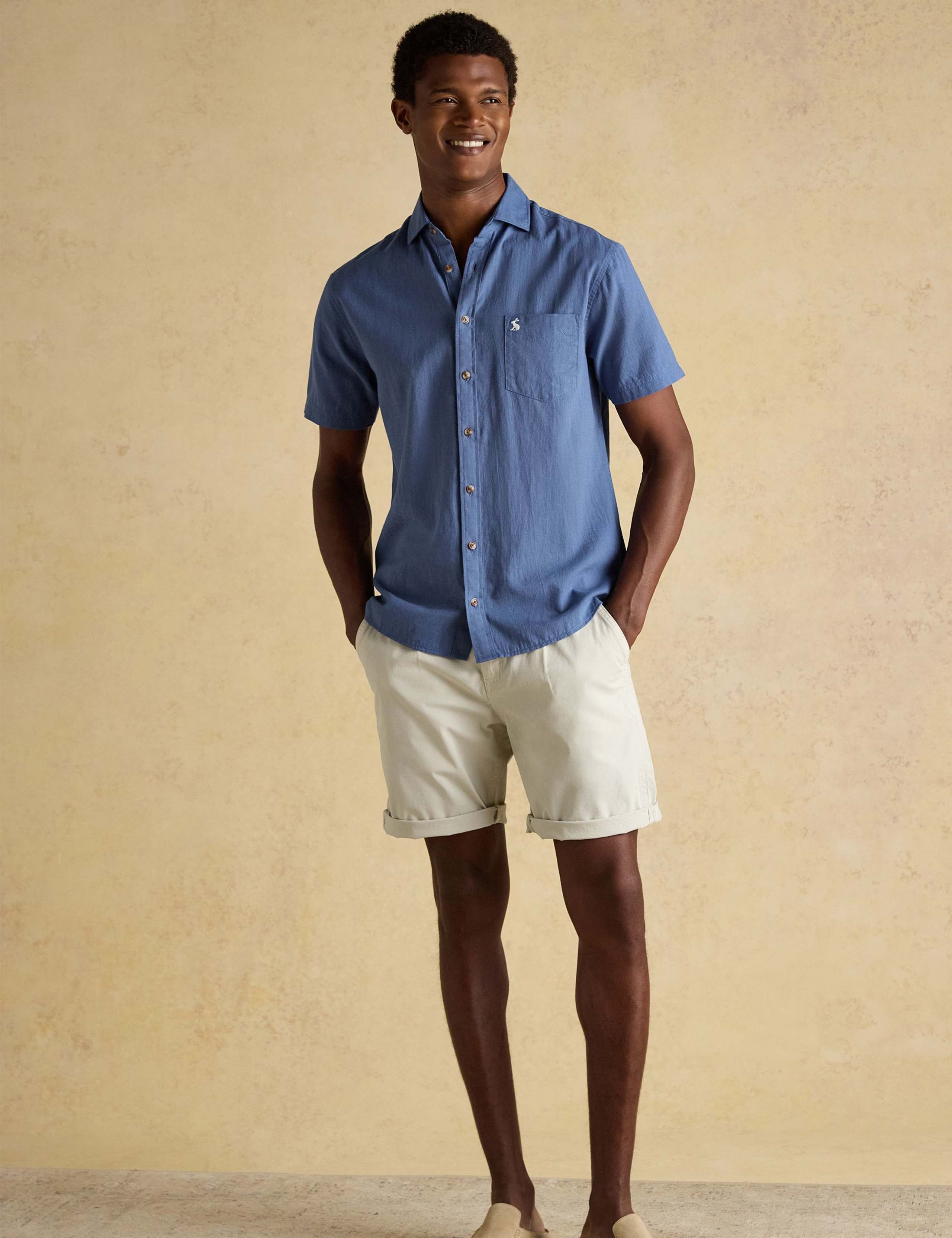 Regular Fit Linen Rich Shirt 3 of 7