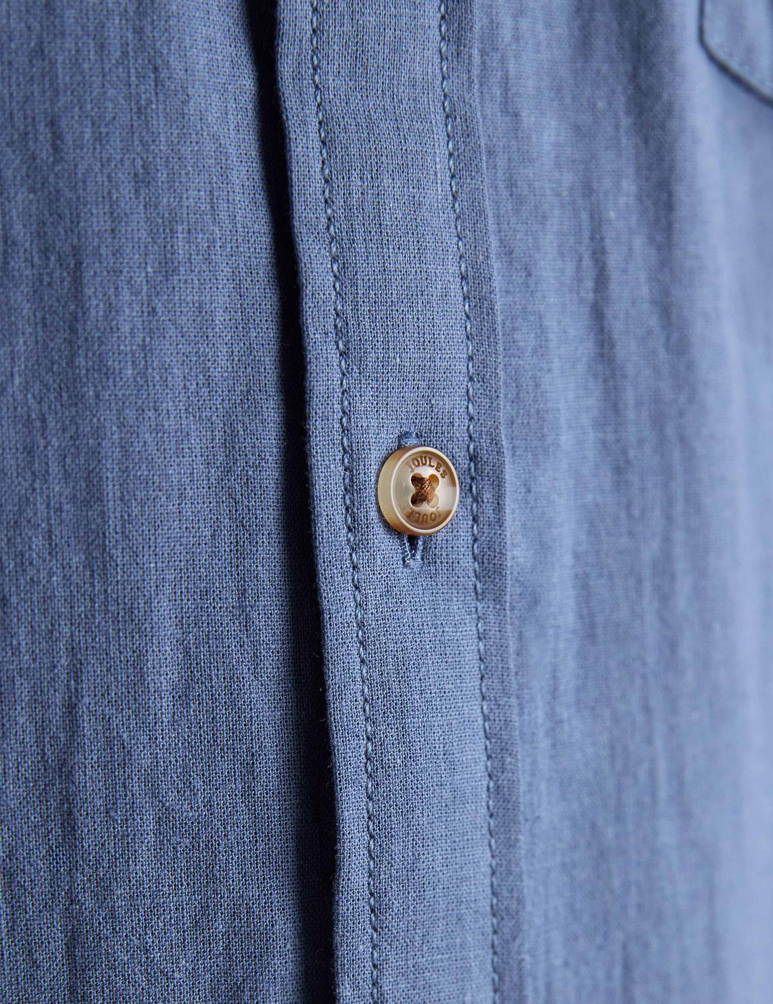 Regular Fit Linen Rich Shirt 6 of 7