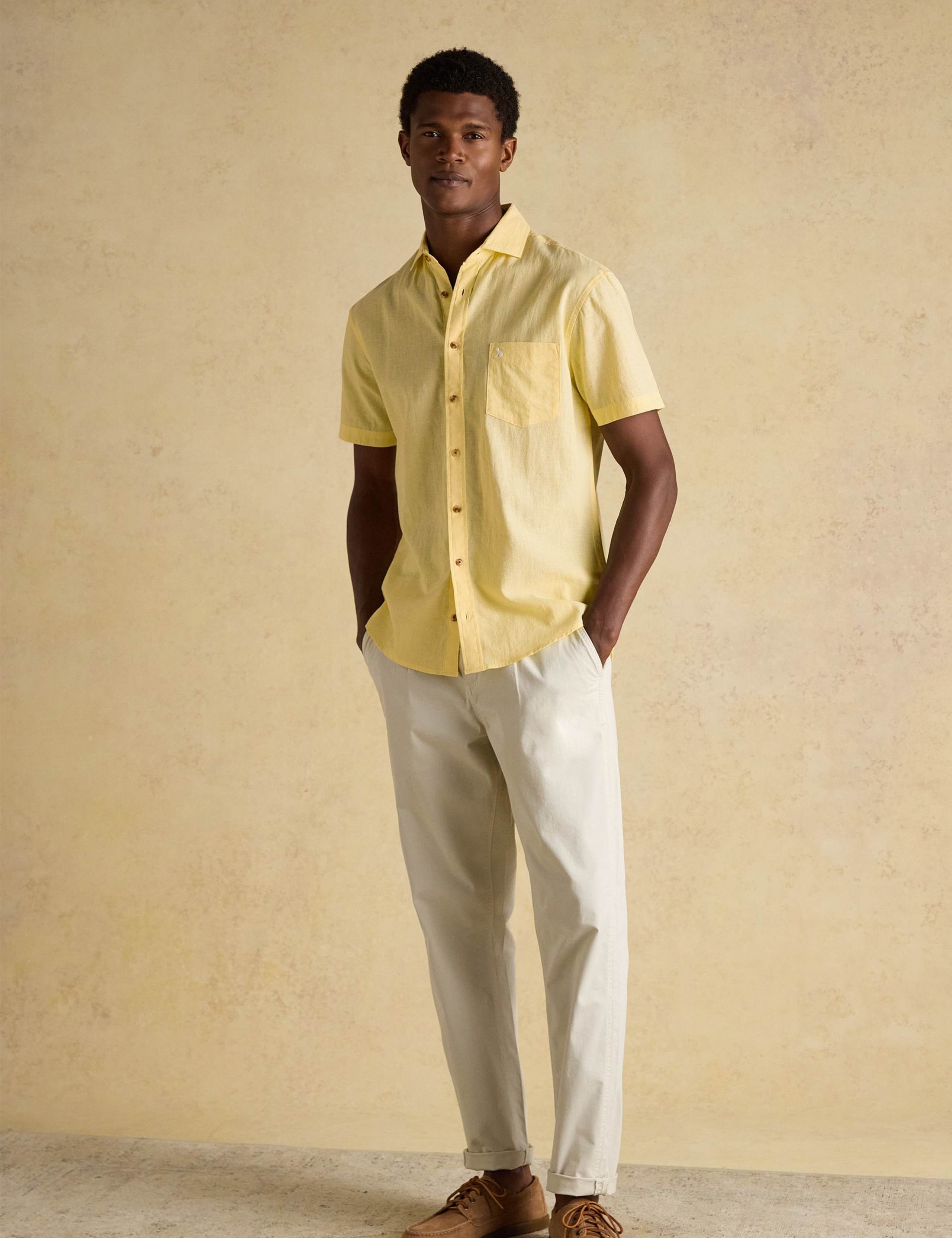 Regular Fit Linen Rich Shirt 2 of 9