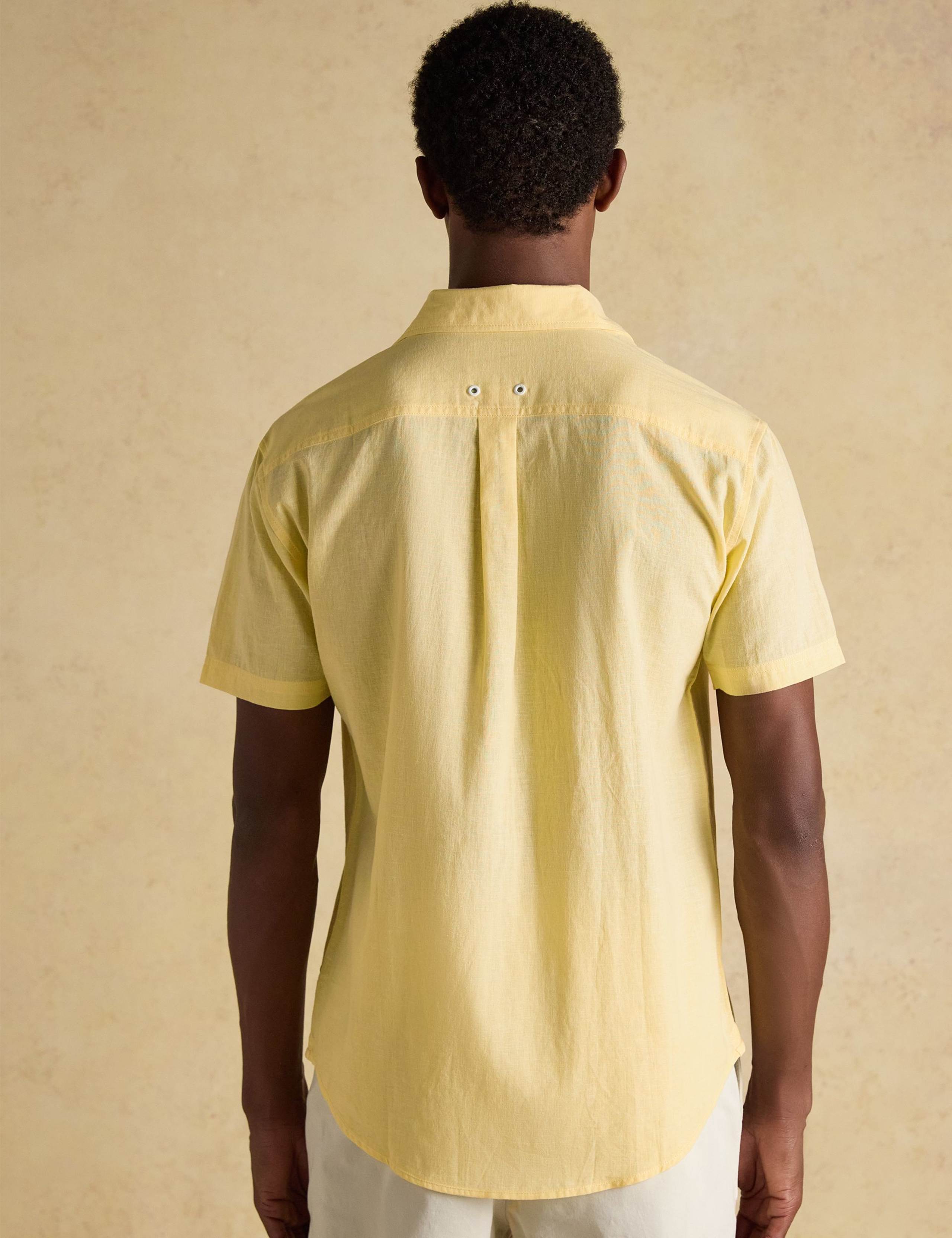 Regular Fit Linen Rich Shirt 3 of 9