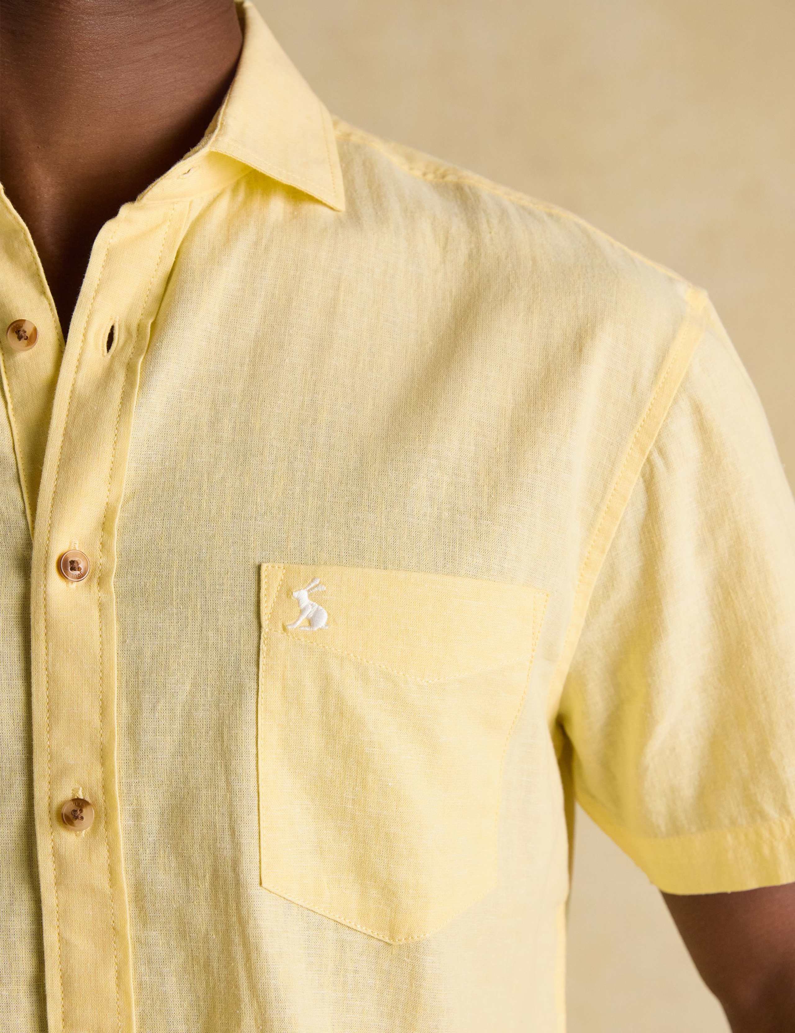 Regular Fit Linen Rich Shirt 7 of 9