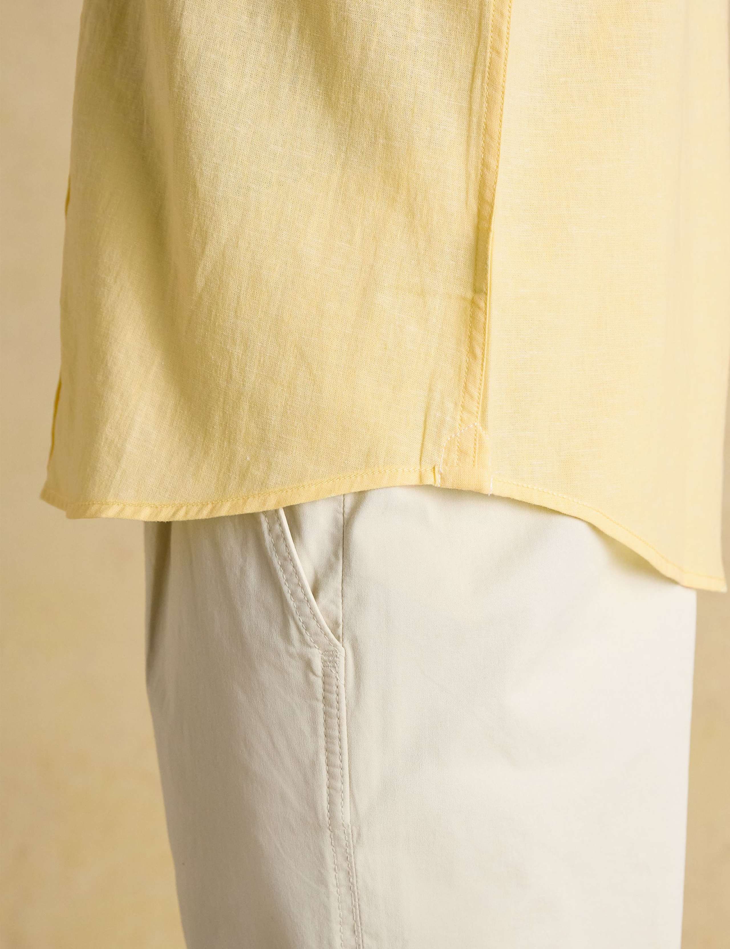 Regular Fit Linen Rich Shirt 8 of 9