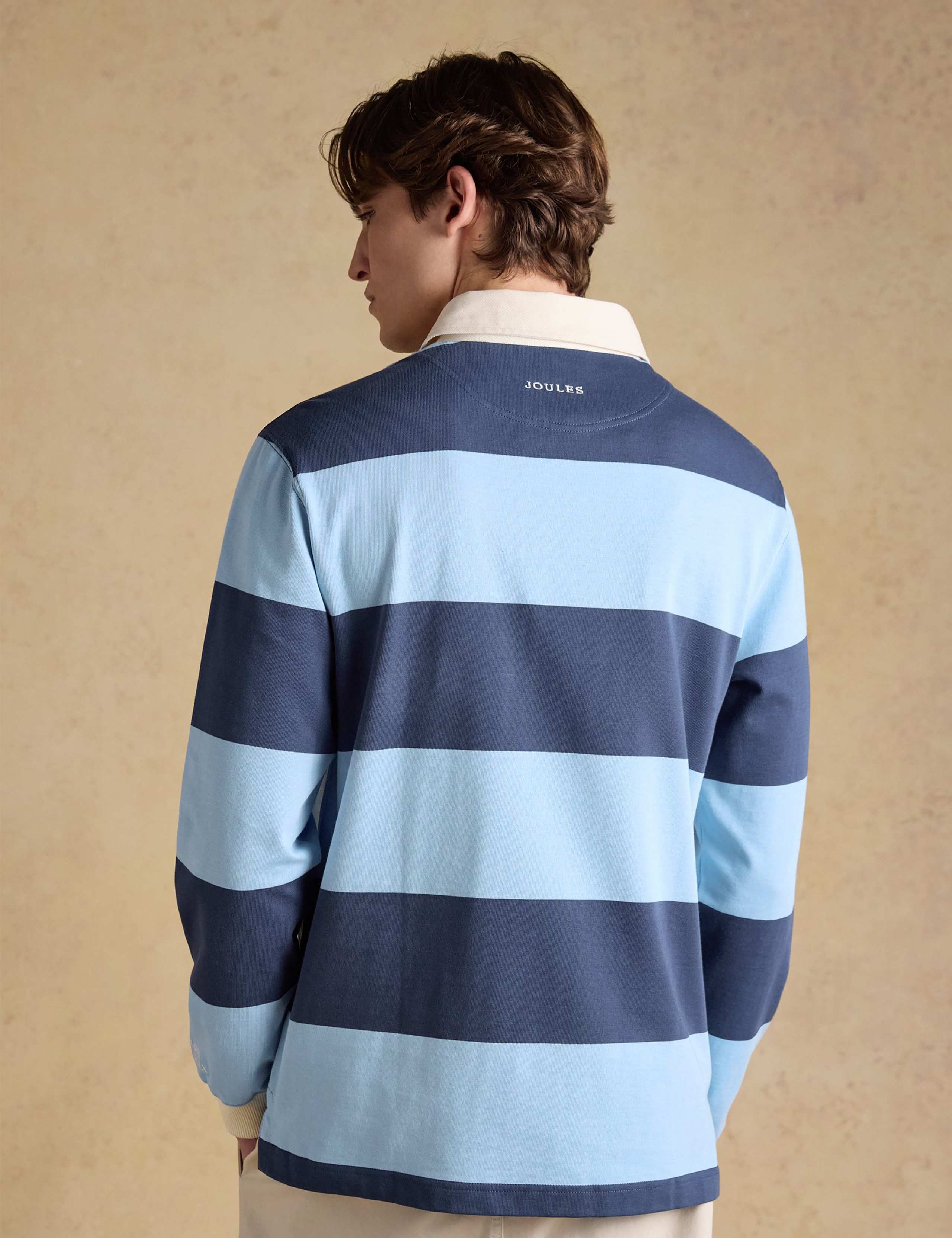 Pure Cotton Striped Rugby Shirt 2 of 7